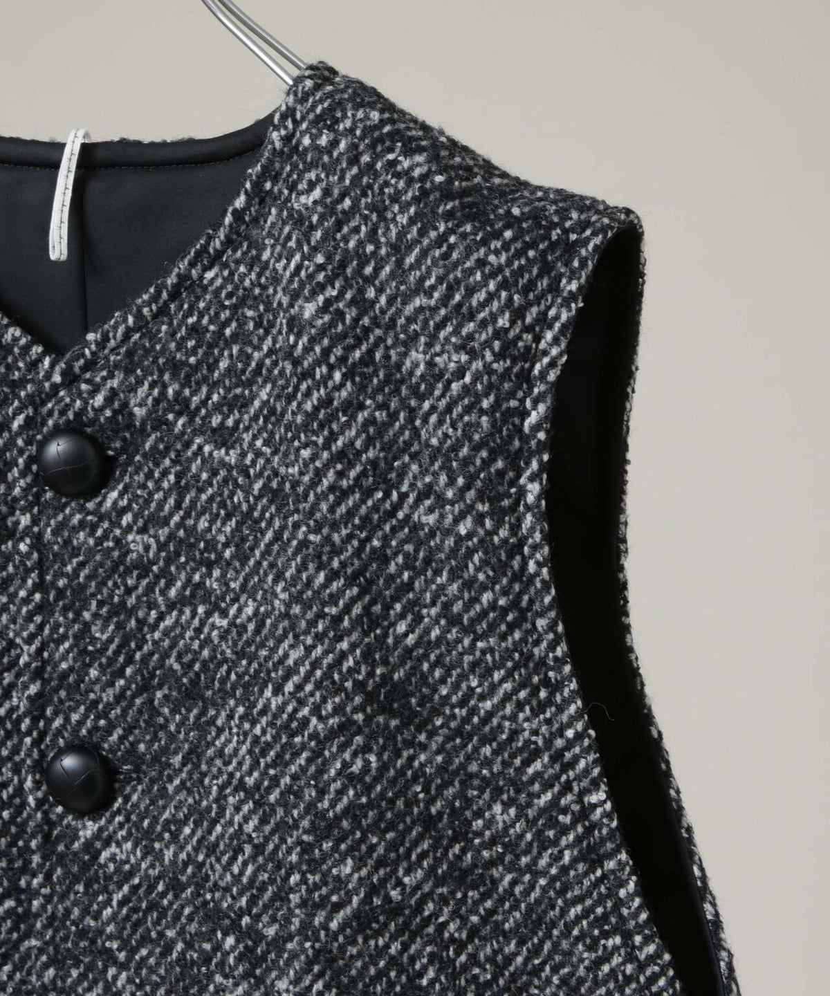 m's braque/4 BUTTON PADDED OUTER-VEST 6706225005