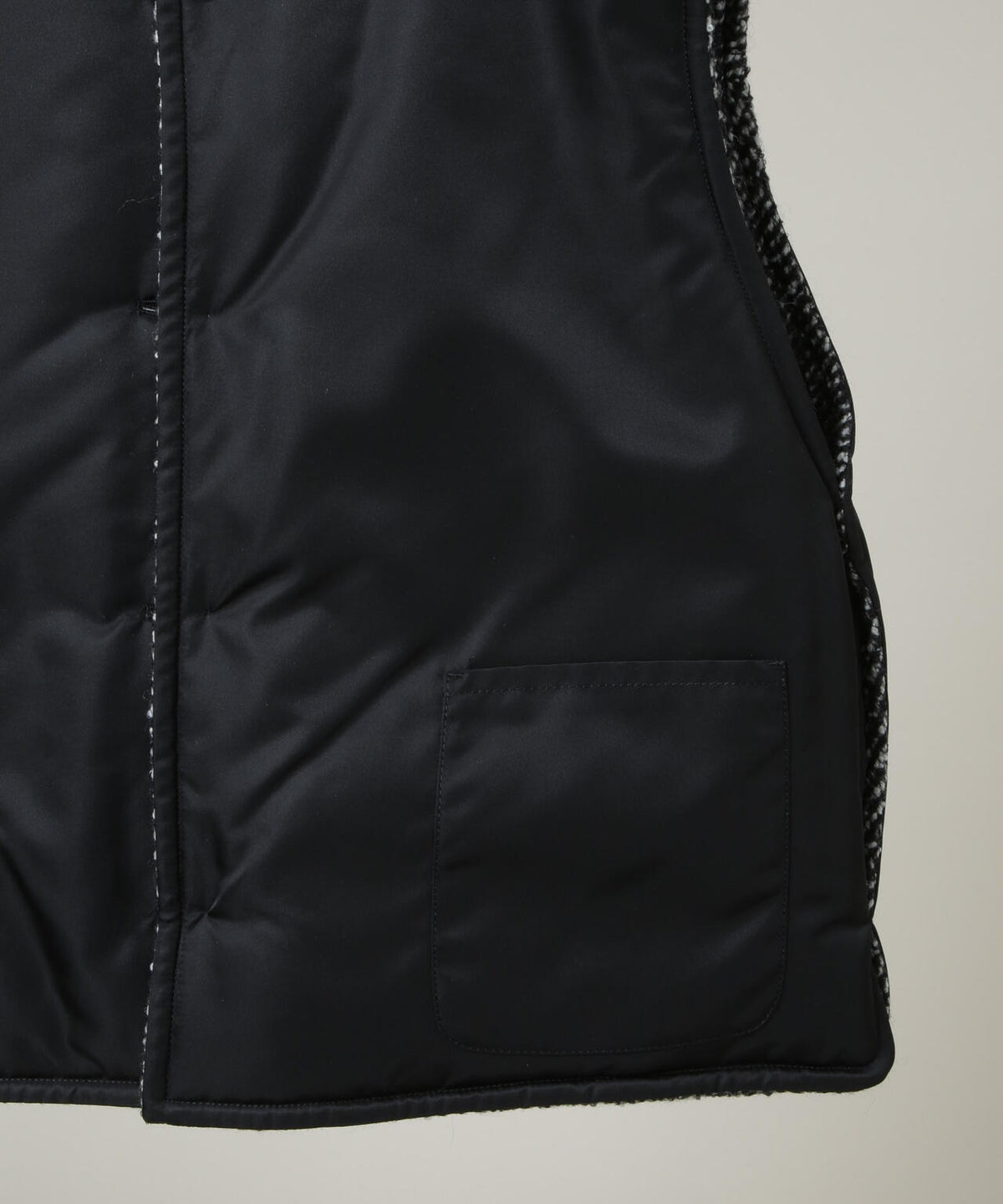 m's braque/4 BUTTON PADDED OUTER-VEST 6706225005