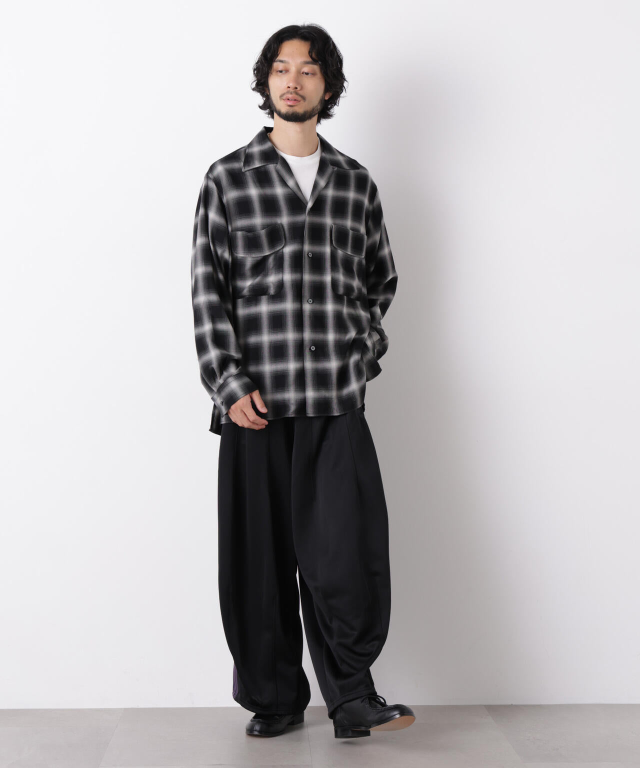 Needles×nano universe トラックパンツ LQ460 サイズM 中古・古着通販