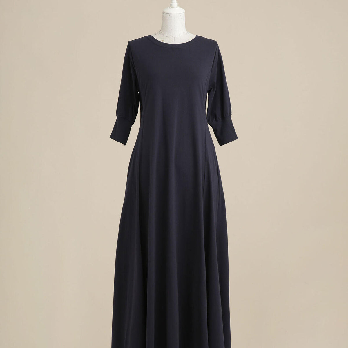 casa fline/バックリボンフレアカットドレス casa fline/バックリボンフレアカットドレス