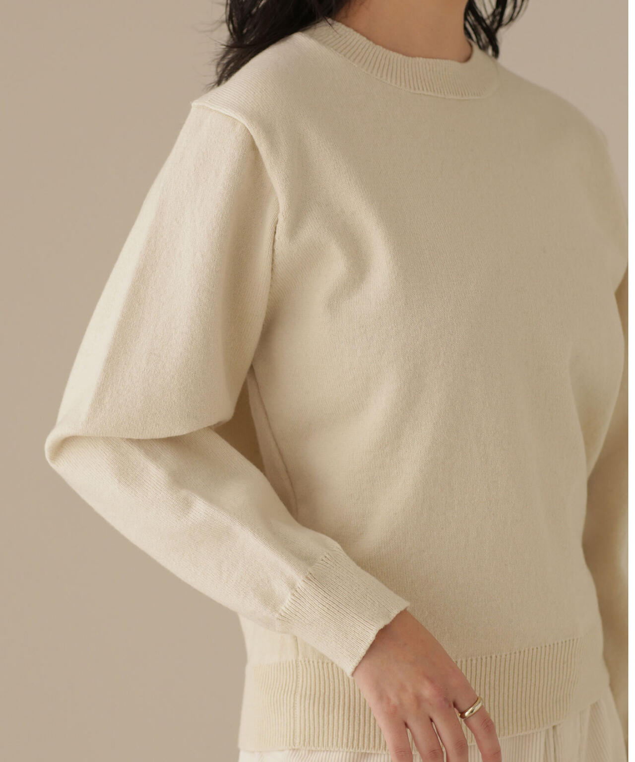 YONETOMI/別注 RIGID CASHMERE KNIT P/O