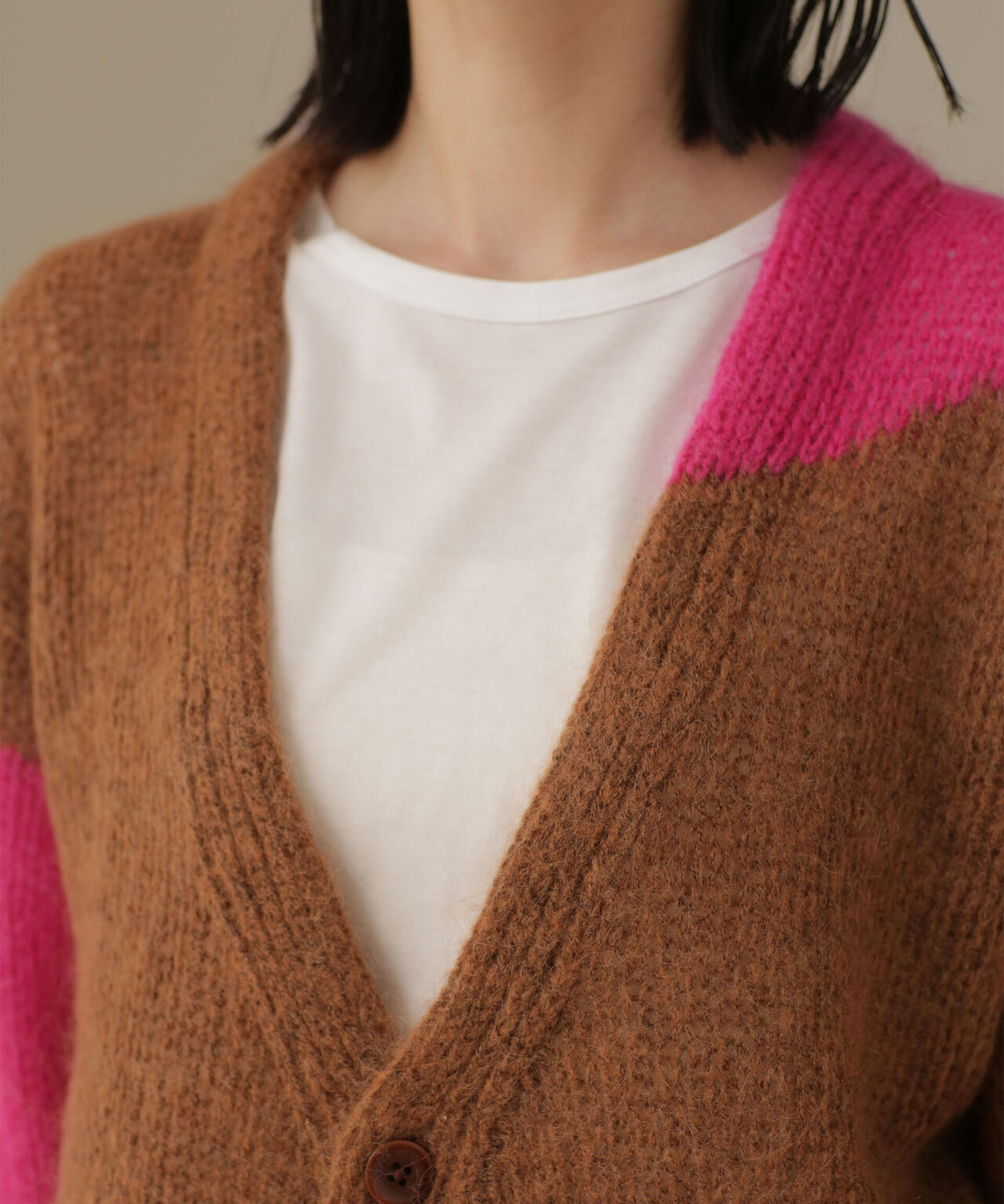 NOMA t.d./Hand Knitted Mohair Cardigan 6712222236