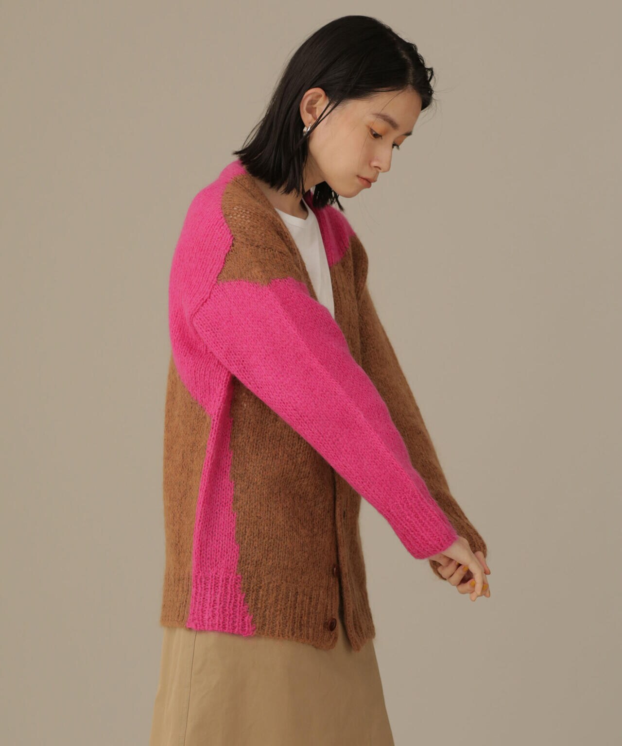 NOMA t.d./Hand Knitted Mohair Cardigan 6712222236