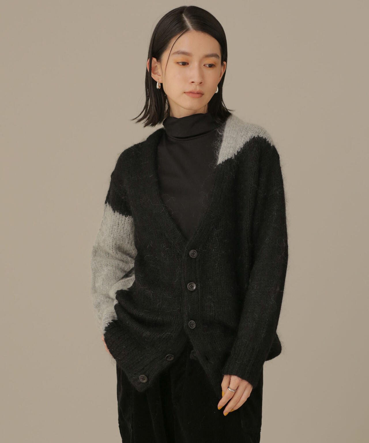 NOMA t.d./Hand Knitted Mohair Cardigan 6712222236