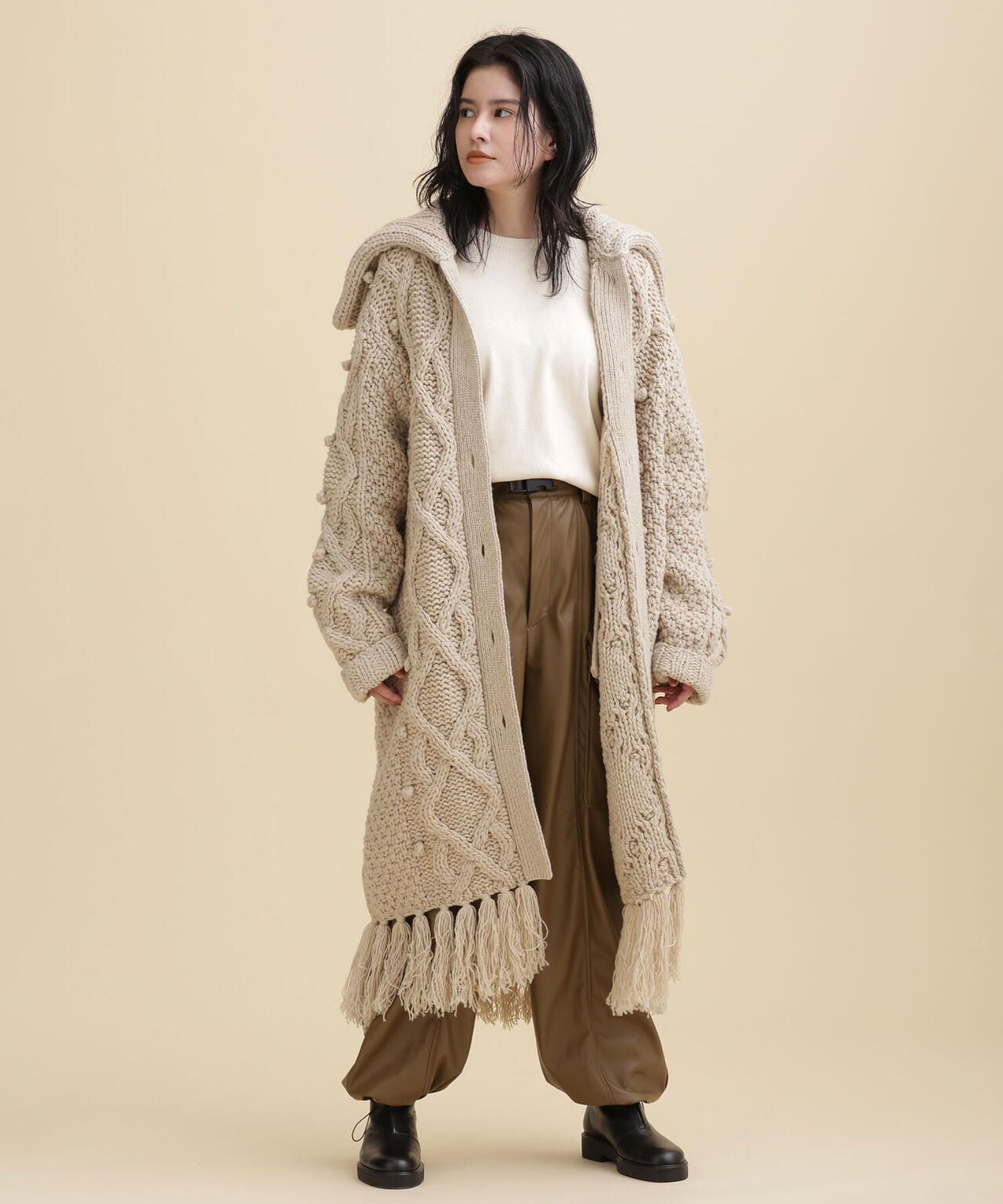 osharewalker ニット コーデガン レディース トップス