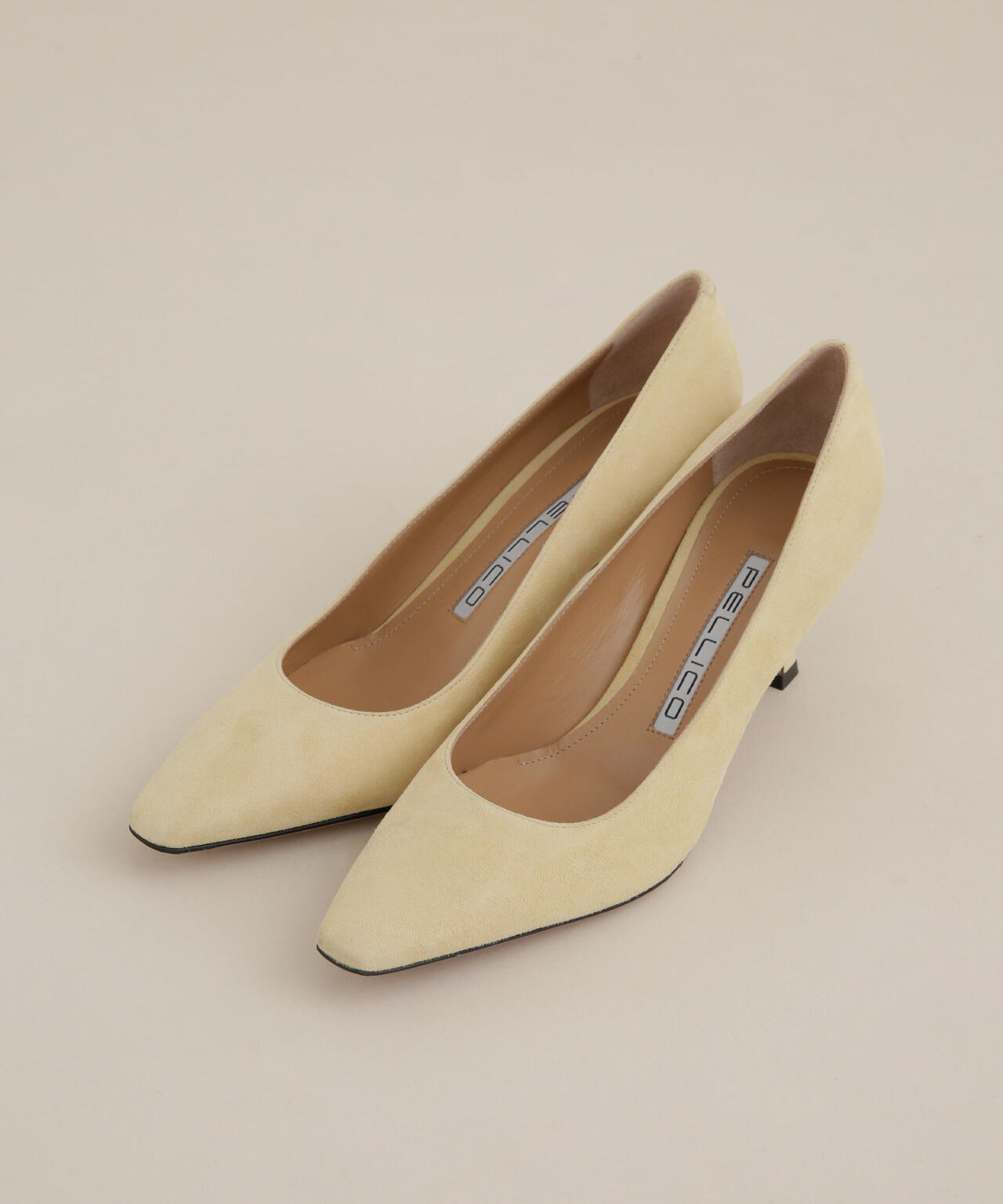 ✨美品✨　PELLICO パンプス　ヒール PELLICO - 6075 ガラス加工 レザー オープントゥ パンプス