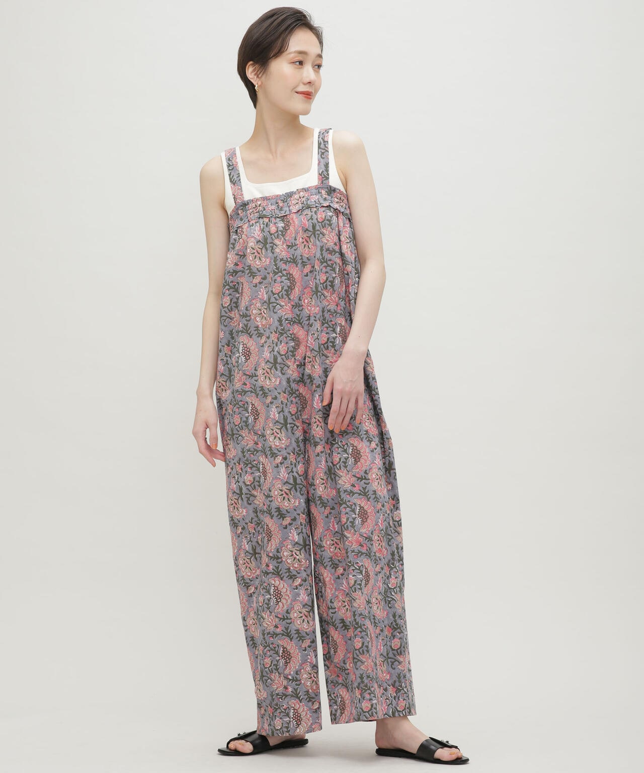 H.A.O/Block Print Jumpsuit 6713119075