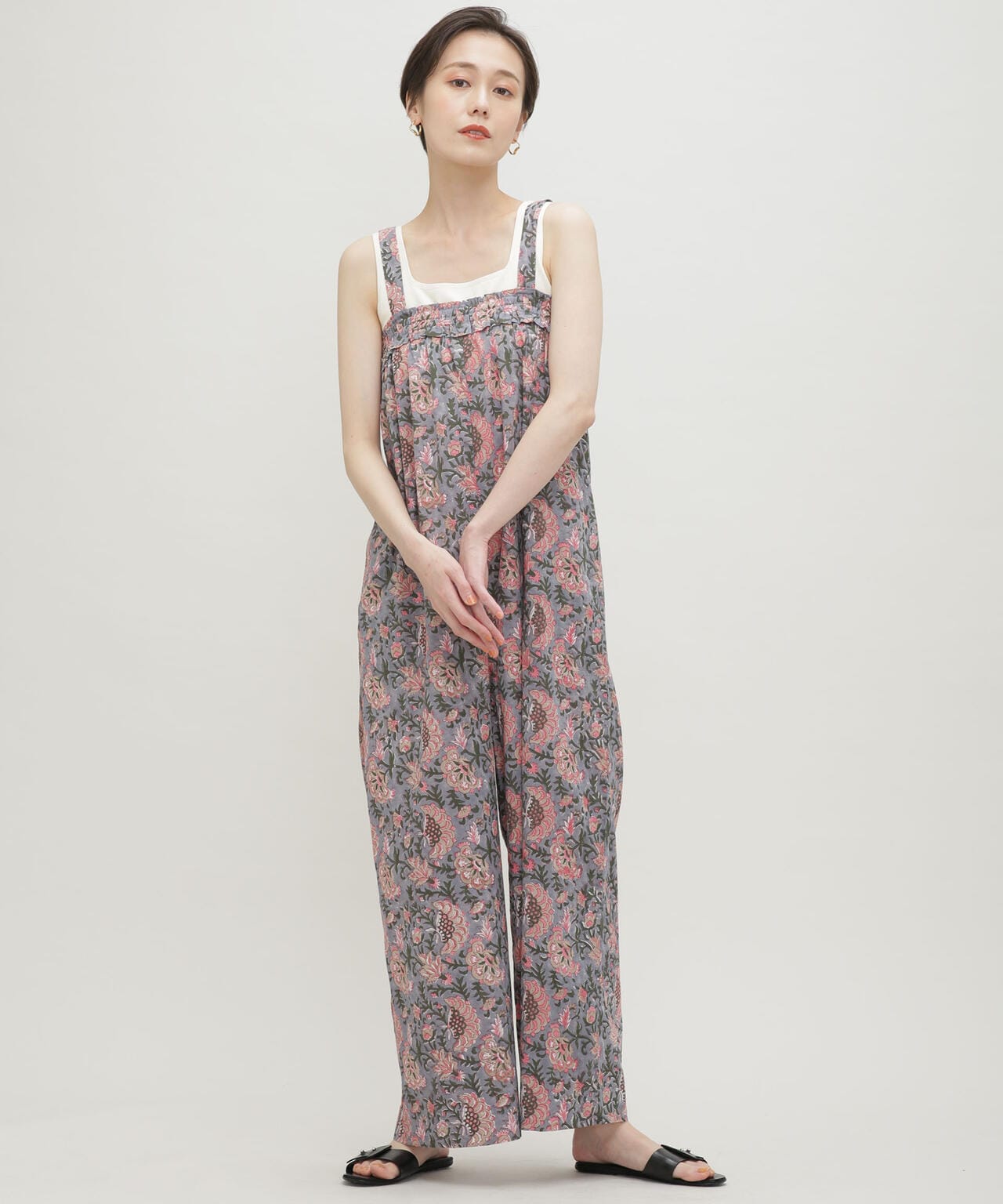 H.A.O/Block Print Jumpsuit 6713119075