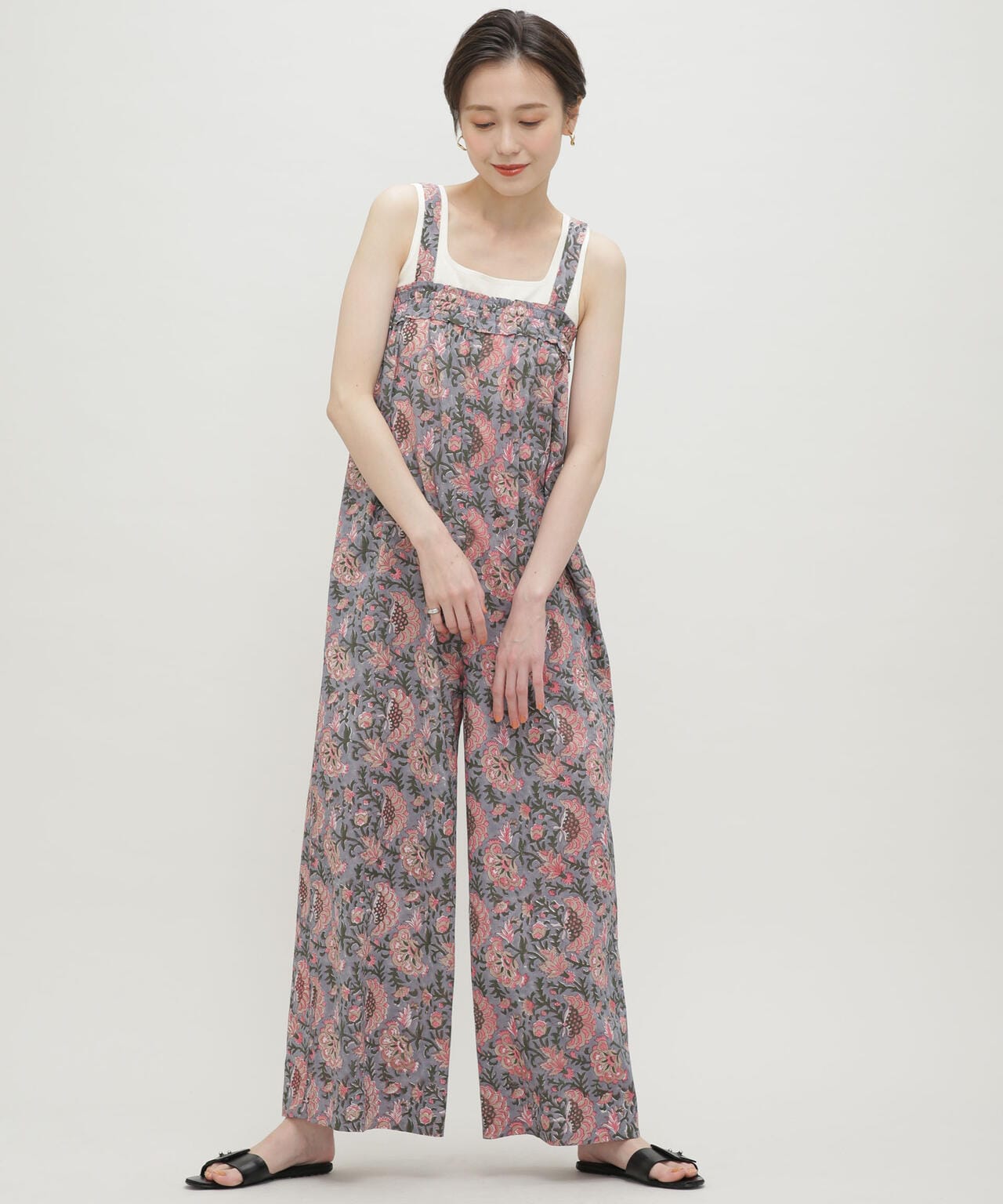 H.A.O/Block Print Jumpsuit 6713119075