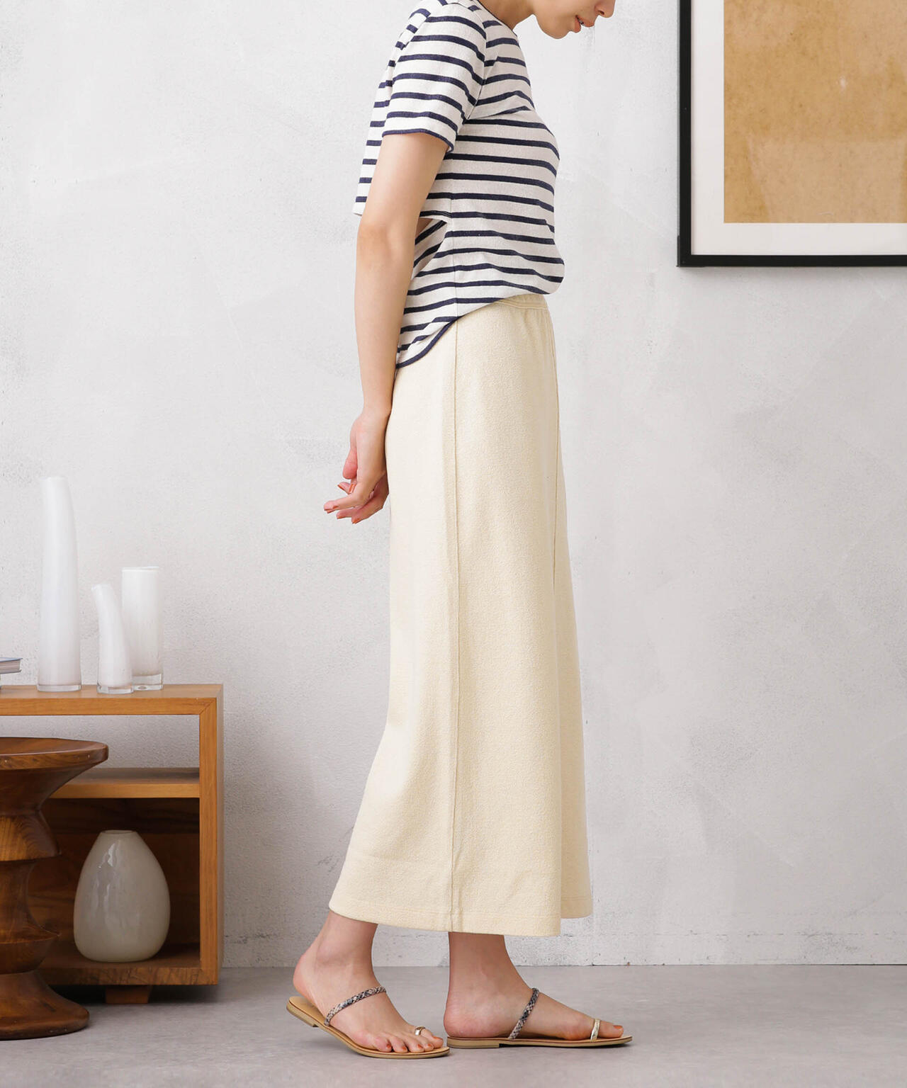 希少稀な YLEVE/HIGH TWIST SK JERSEY BOUCLE サロペット・オーバーオール・オールインワン