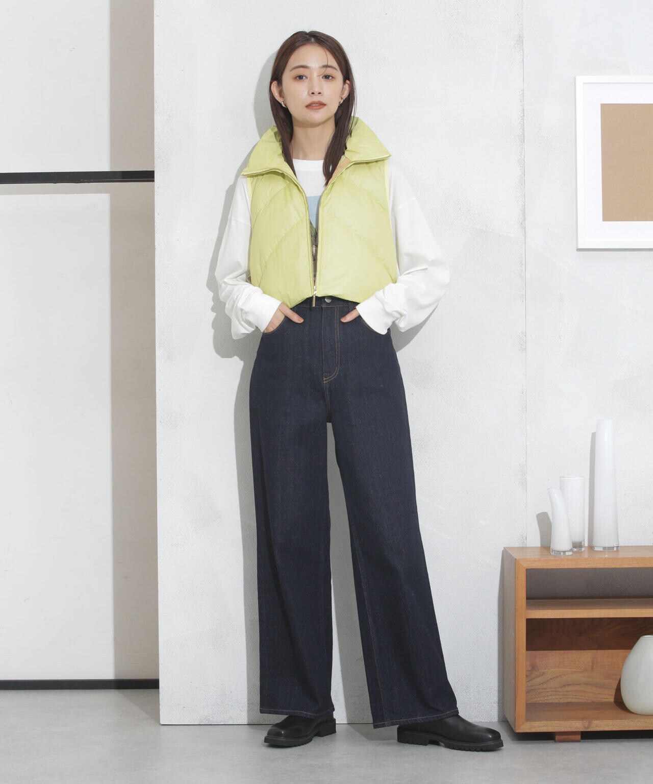 【★安心の定価販売★】 6x1 COPENHAGEN/VERY VEST SHORT ジャケット・アウター
