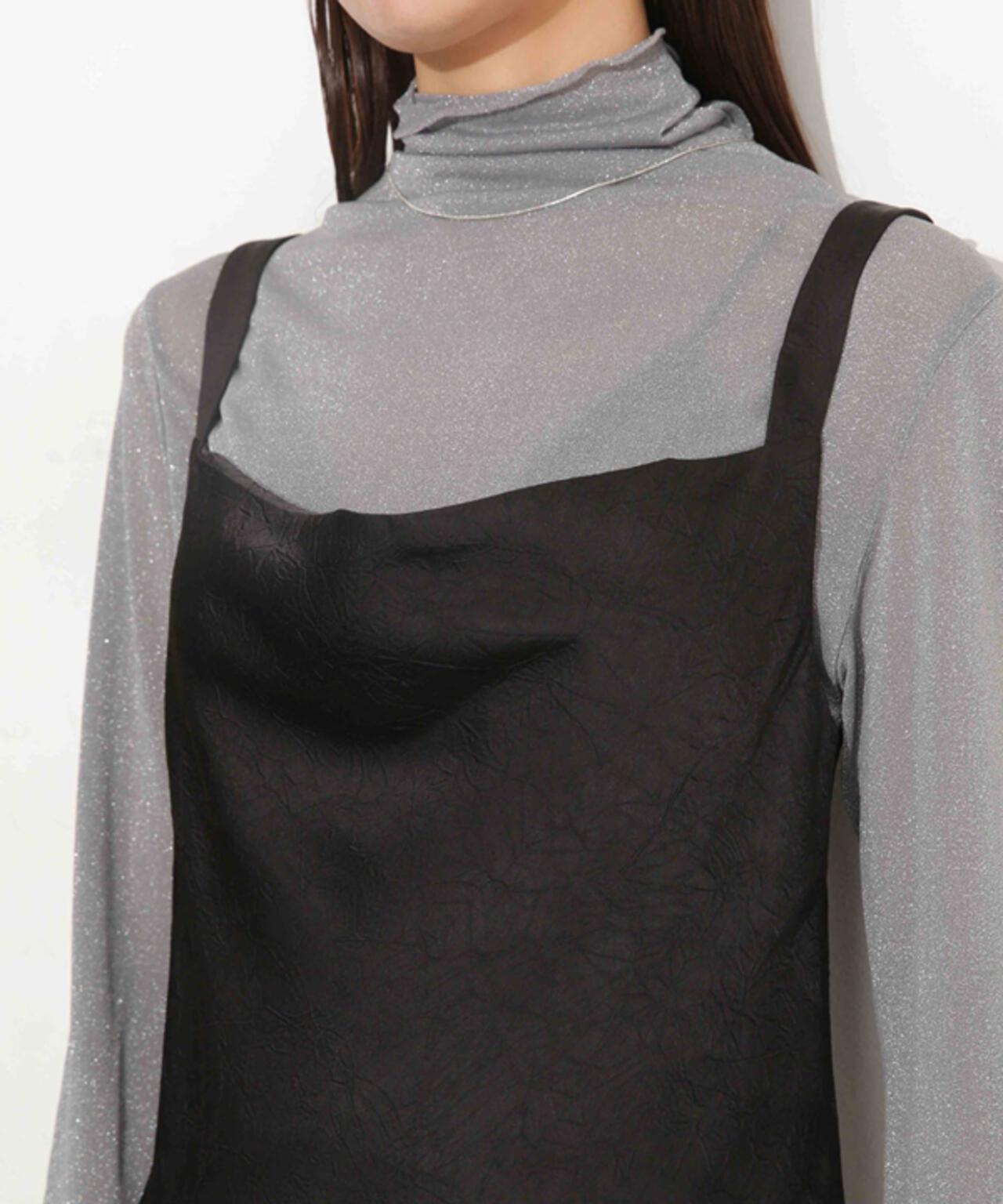 BAUM UND PFERDGARTEN/AGAMORA Crinkle Satinワンピース 6713219023