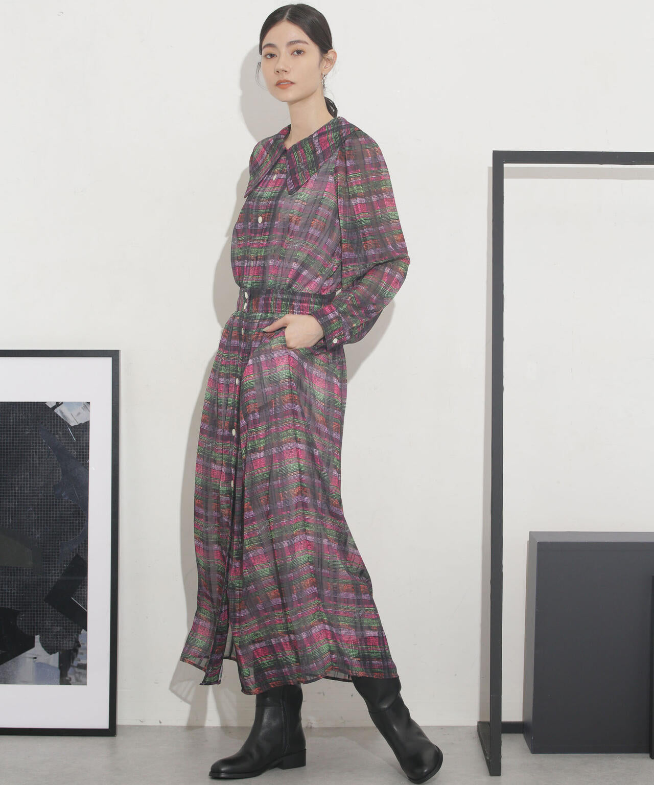 A PUPIL/BIG CLR DR－PRINT 6713219027