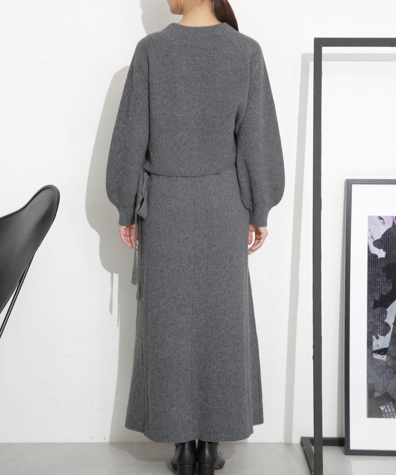 casa fline/カシュクールカーディガンセットドレス 6713219040