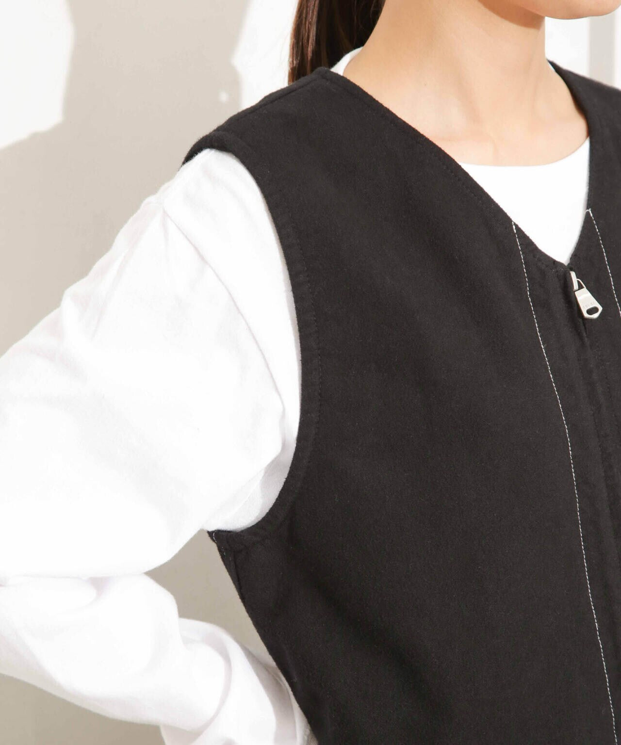 Odub/別注 ヘビーネル ベストワンピース 6713219043