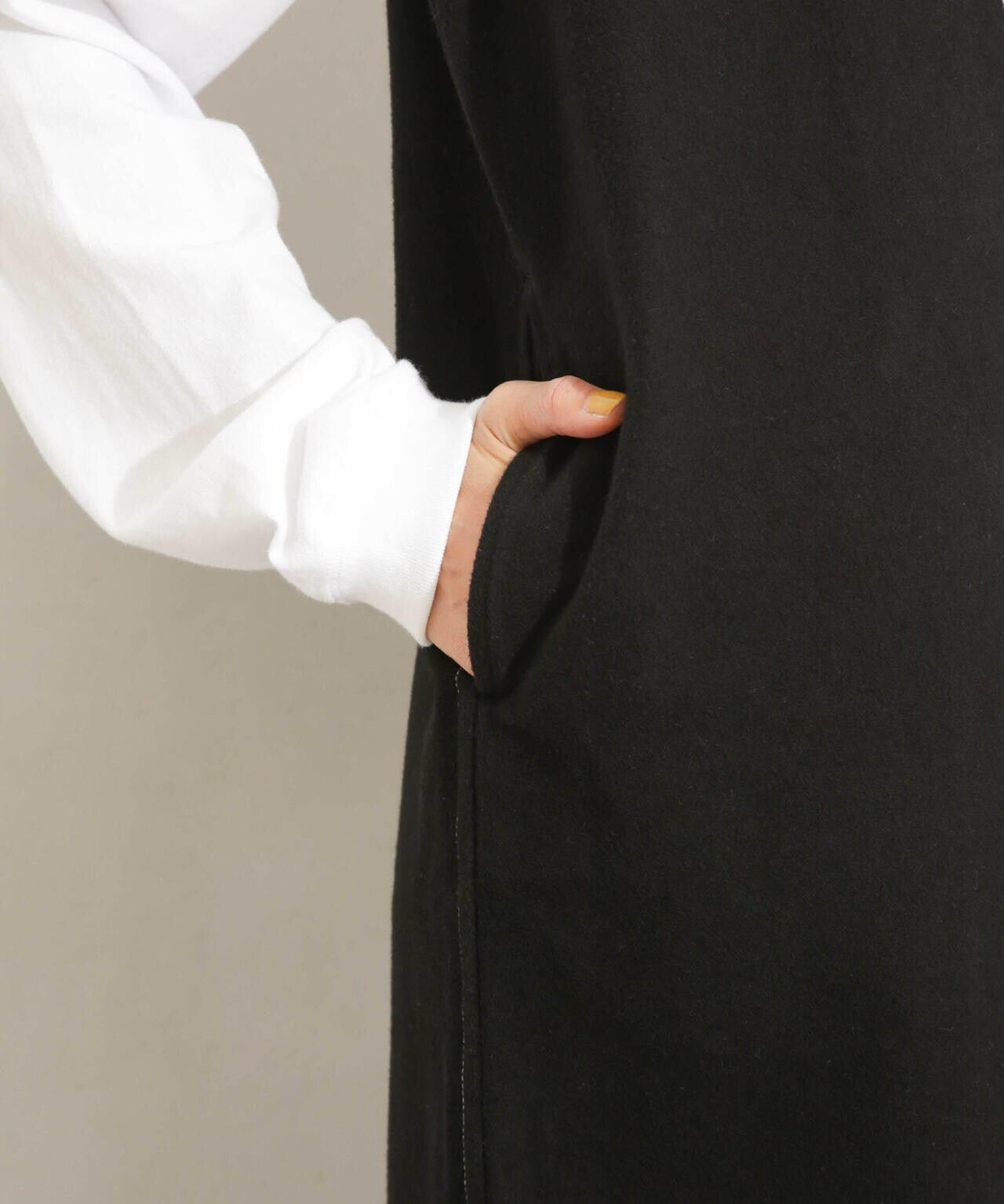 Odub/別注 ヘビーネル ベストワンピース 6713219043