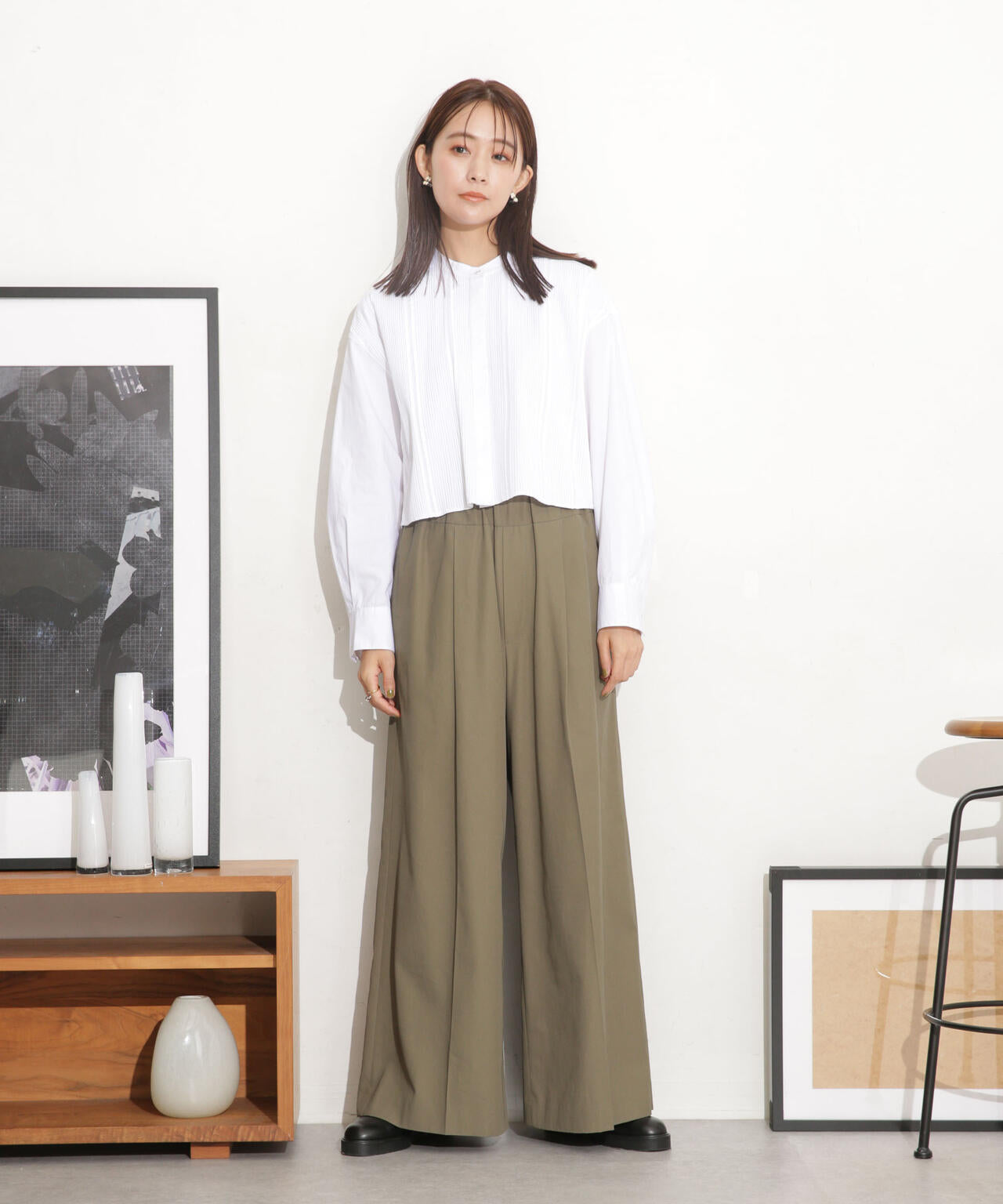 【Pheeta/フィータ】FRAMeWORK SHORT SHIRT Pheeta/Short Shirt（Trinity）