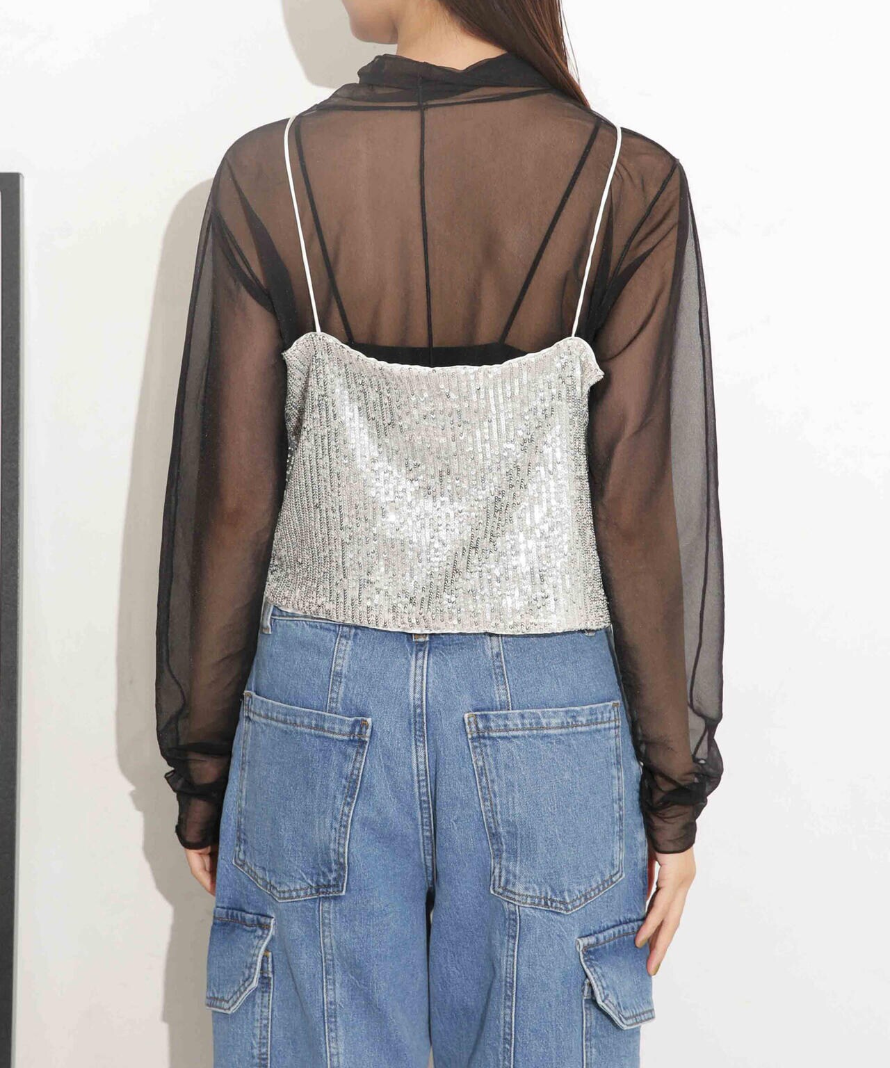 Baum und Pferdgarten/JOVANA Sequinsチューブキャミ 6713224001