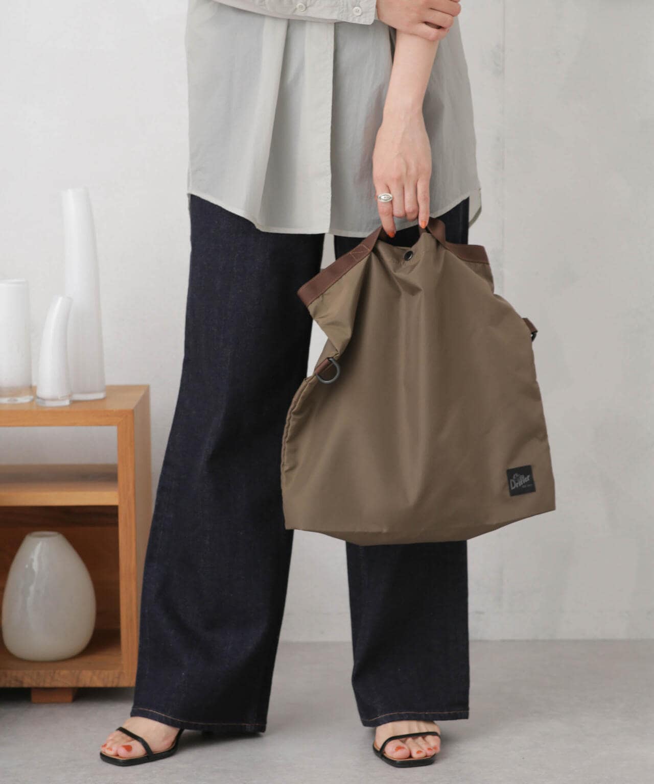 Drifter/別注 FOLD SHOULDER トート 6713232606
