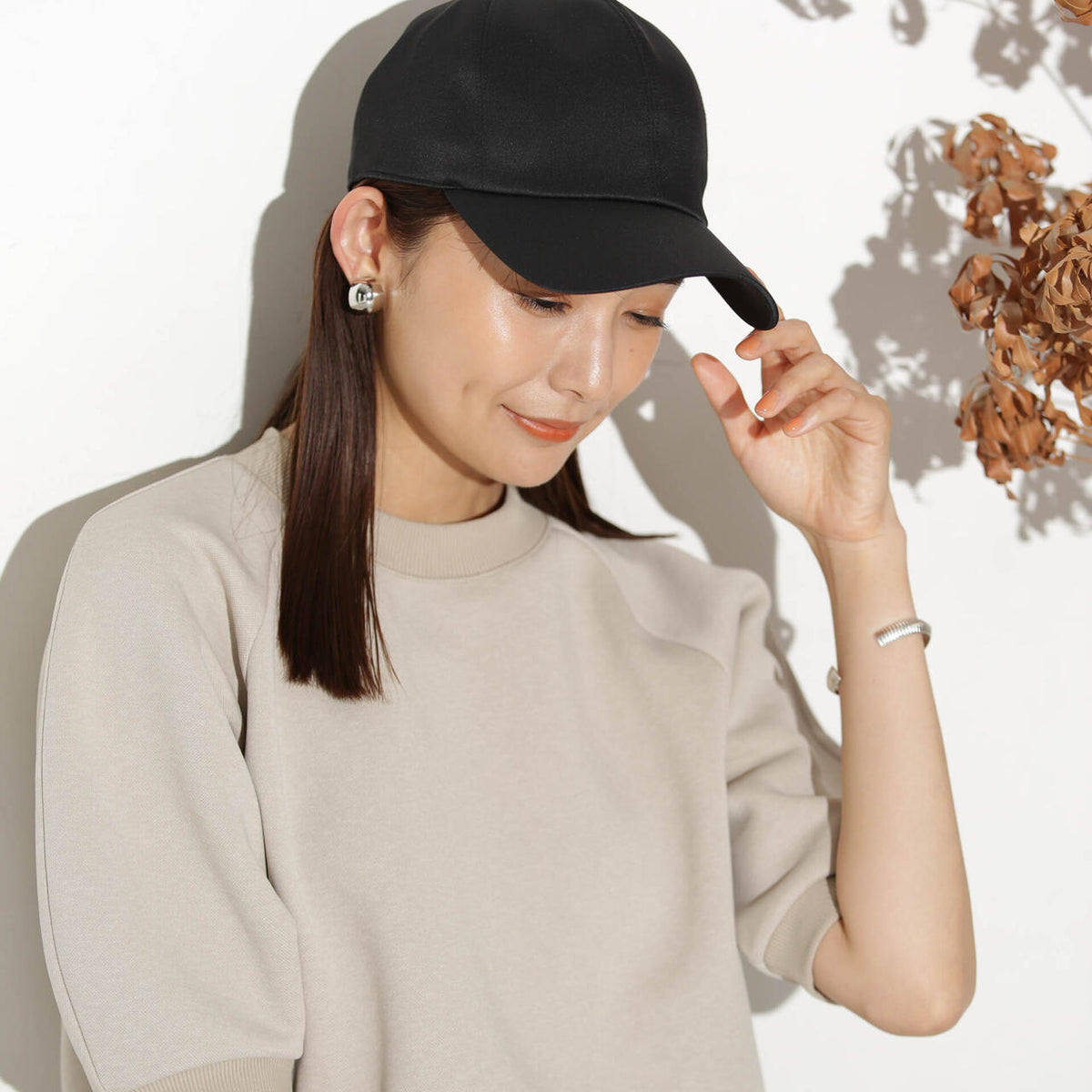IRIS47 fog cool キャップ オフホワイト 接触冷感 自宅試着のみ 6713239032-