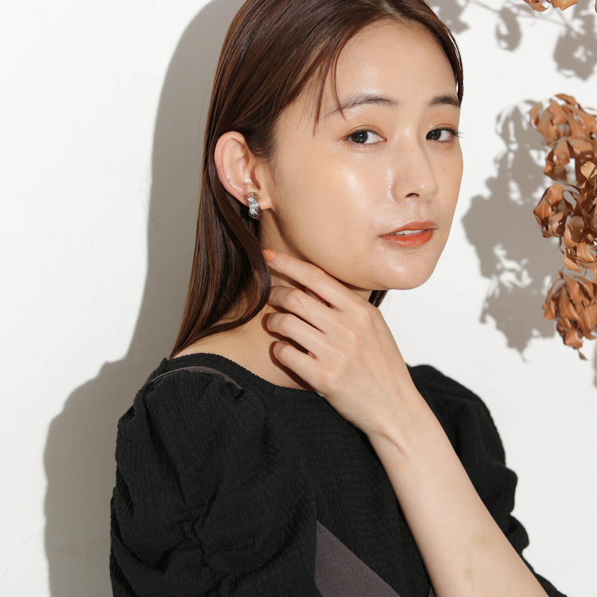 IRIS47/braid earring
