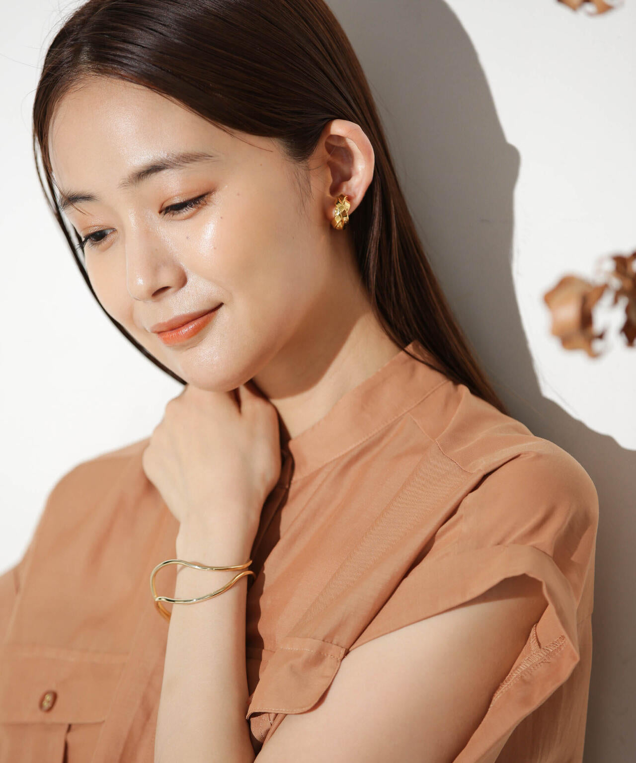 IRIS47/braid earring