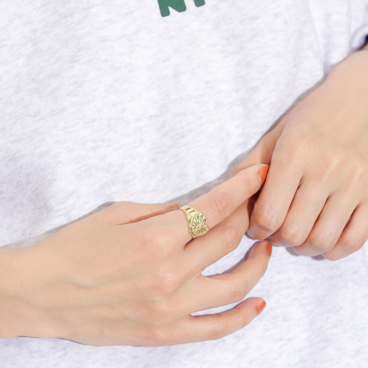 【国内即発】≪chibi jewels≫ シルバーハートコンチョ リング Chibi Jewels/Heart Concho Ring