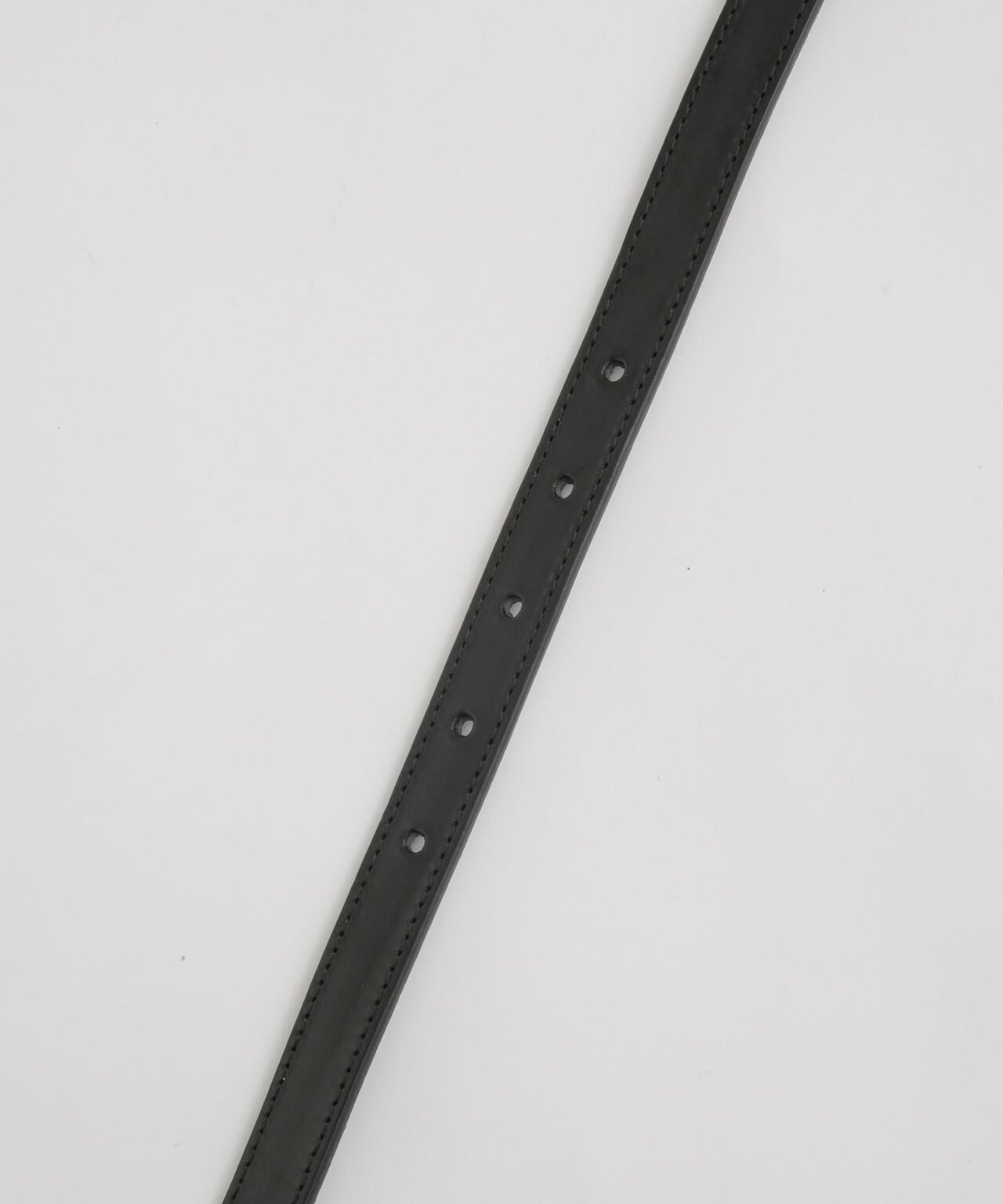 【新品タグ付き】AULENTTI ベルト ブラック AULENTTI/ロングレザーベルト