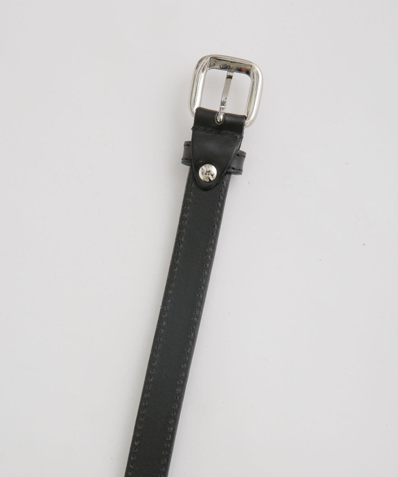 【新品タグ付き】AULENTTI ベルト ブラック AULENTTI/ロングレザーベルト