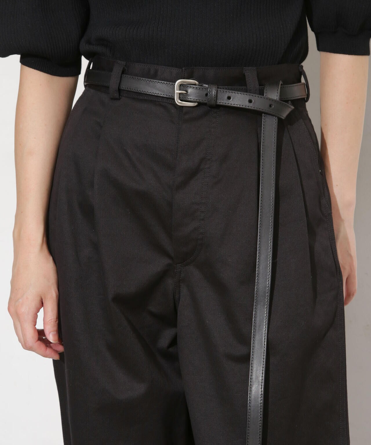 AULENTTI/ロングレザーベルト 6713250008