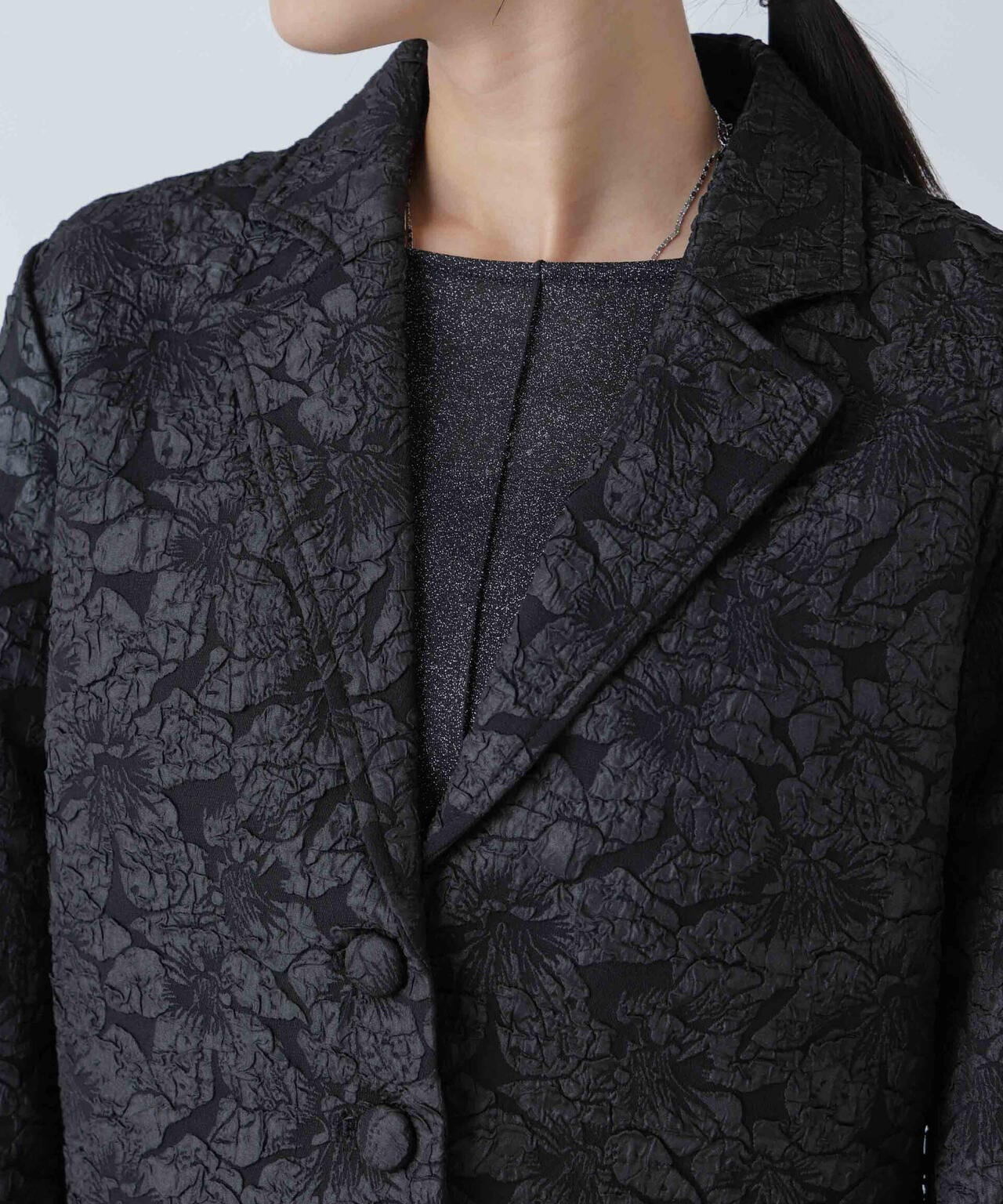 Baum und Pferdgarten/BEVIN Flower Jacquard ジャケット 6714116002