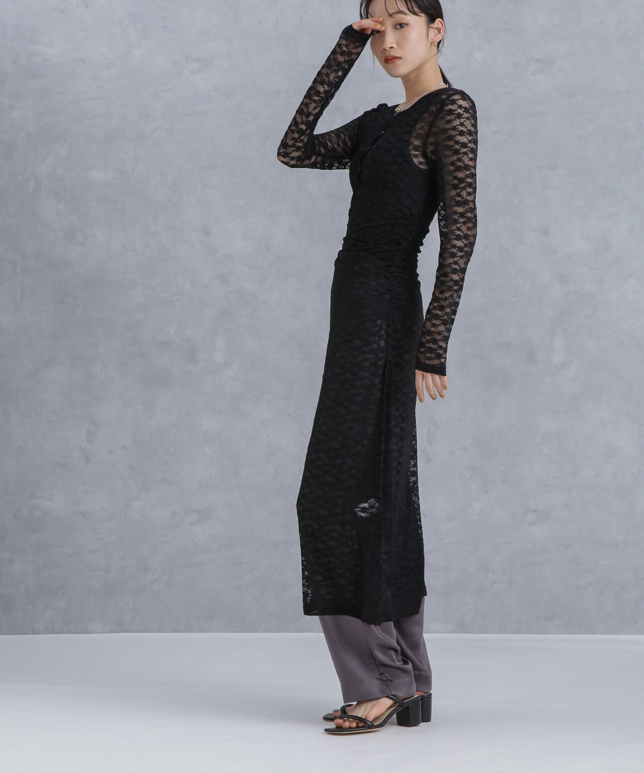 Baum und Pferdgarten/JULITA Lace Stretch ワンピース 6714119034