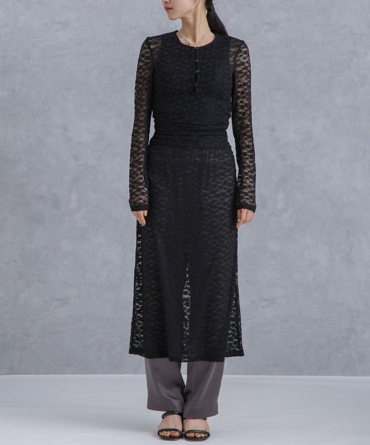 Baum und Pferdgarten/JULITA Lace Stretch ワンピース 6714119034