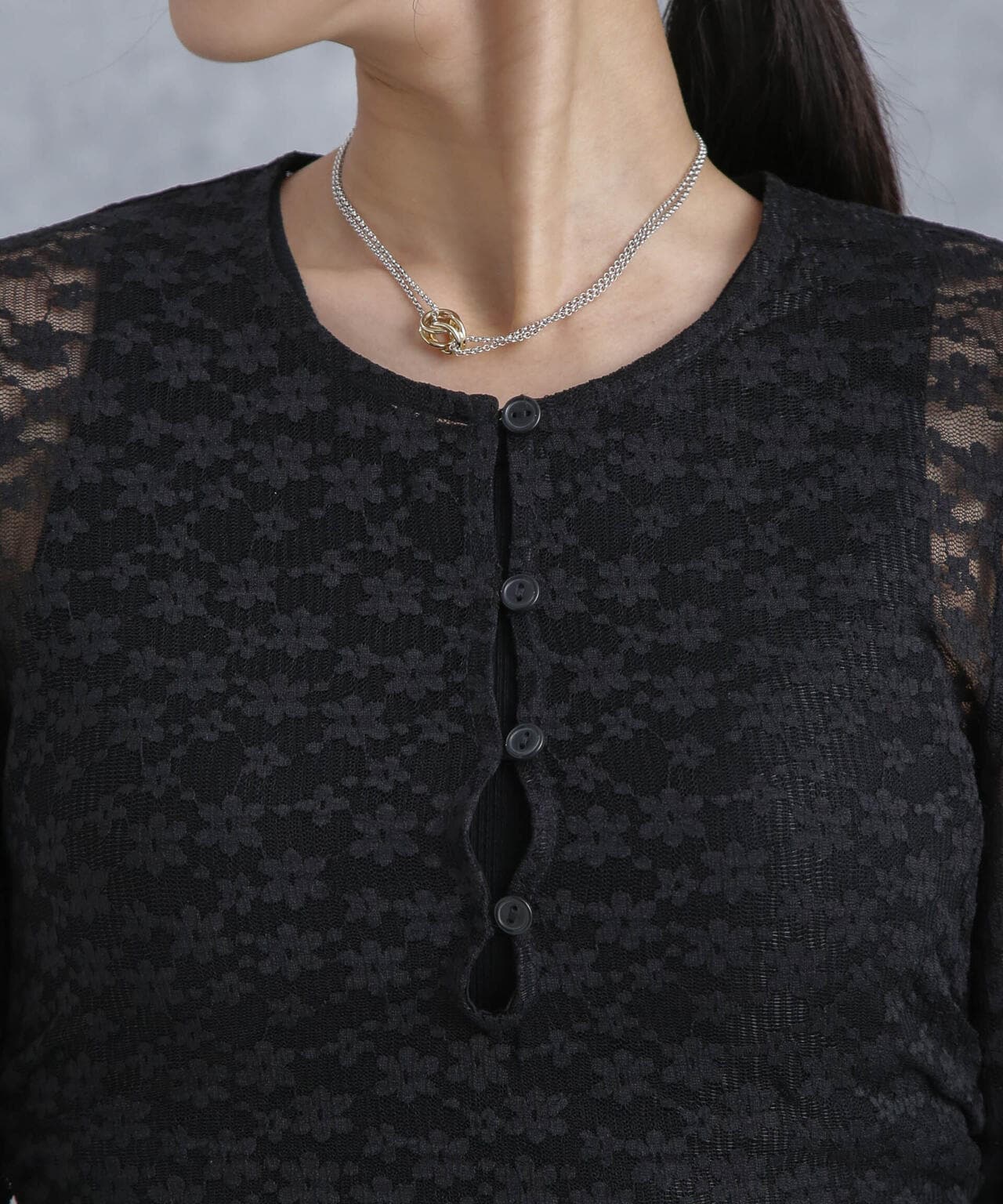 Baum und Pferdgarten/JULITA Lace Stretch ワンピース 6714119034