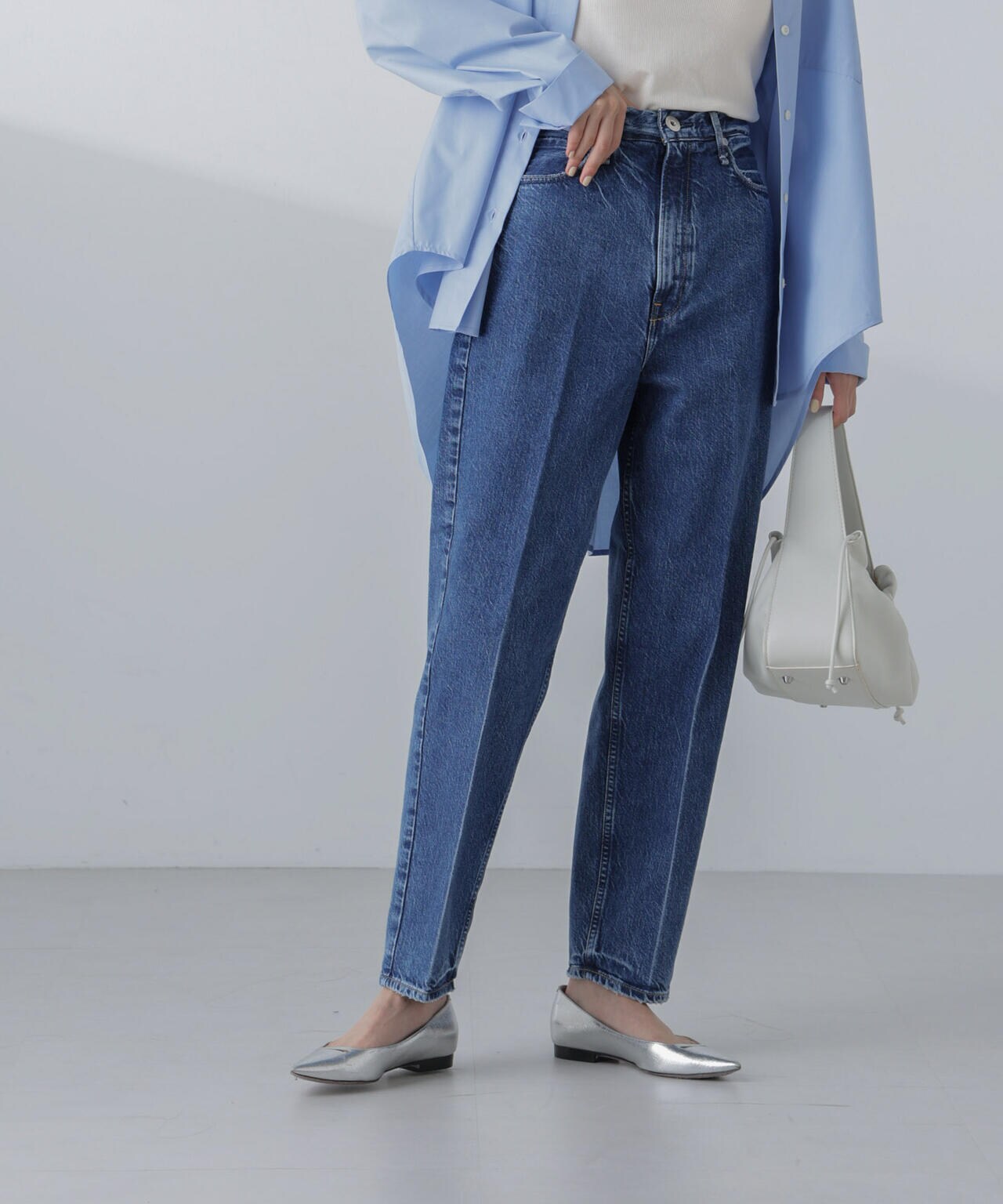 upper hights/THE MISS テーパードデニム 6714127042