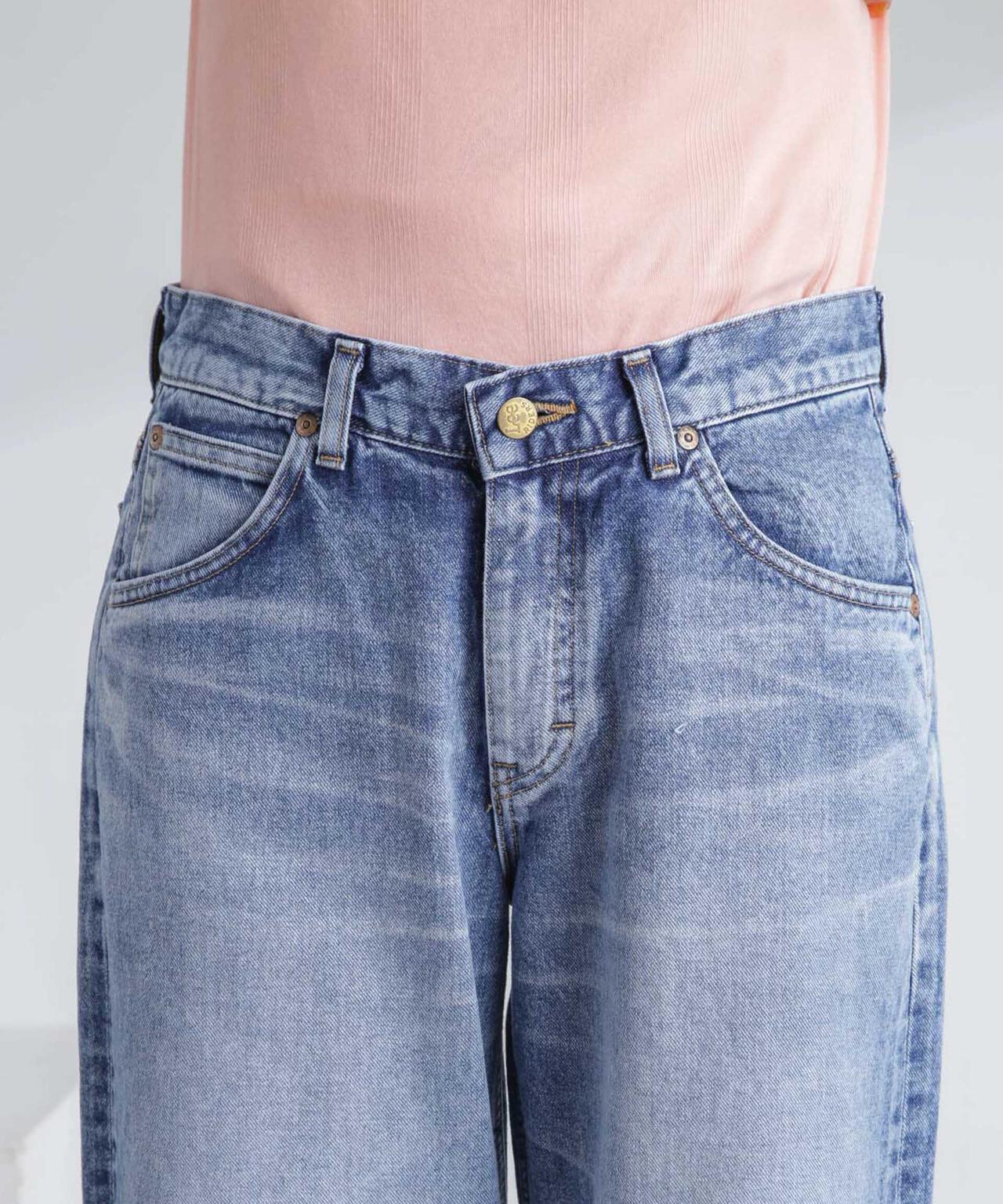 Lee101z×ナノ・ユニバースビットブルーデニムパンツセット販売