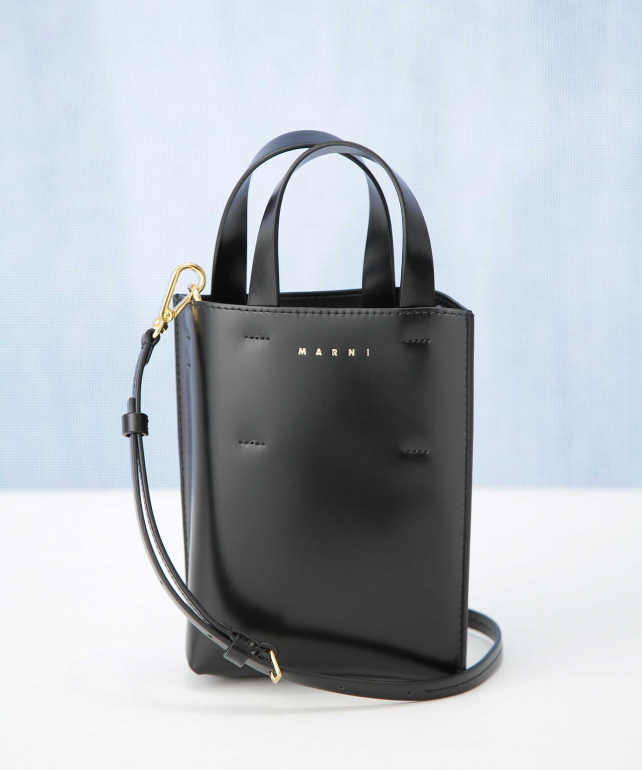 MARNI Museo レザー スモール トートバッグ | NET-A-PORTER