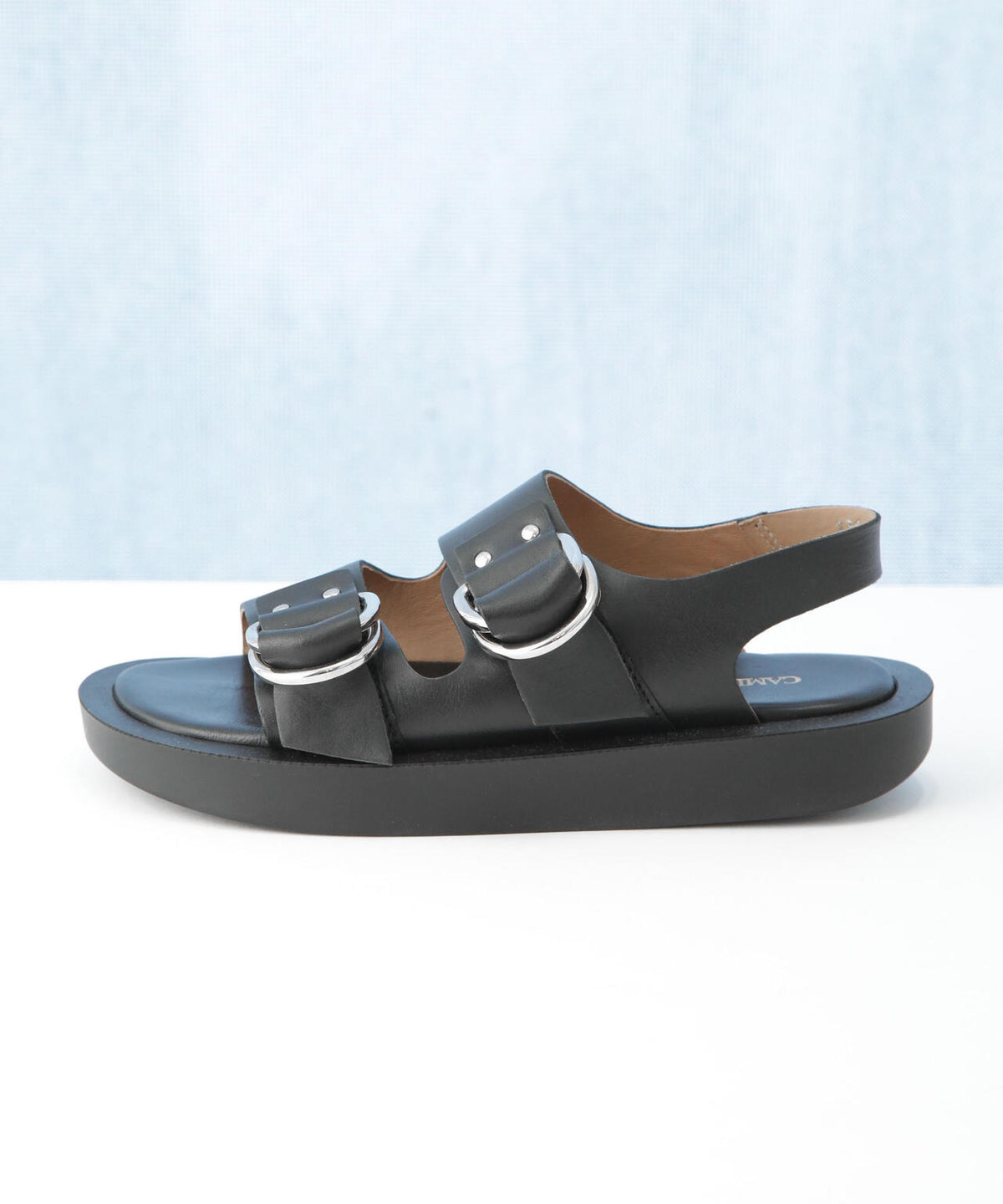 CAMINANDO / DOUBLE RING PLATFORM SANDALS