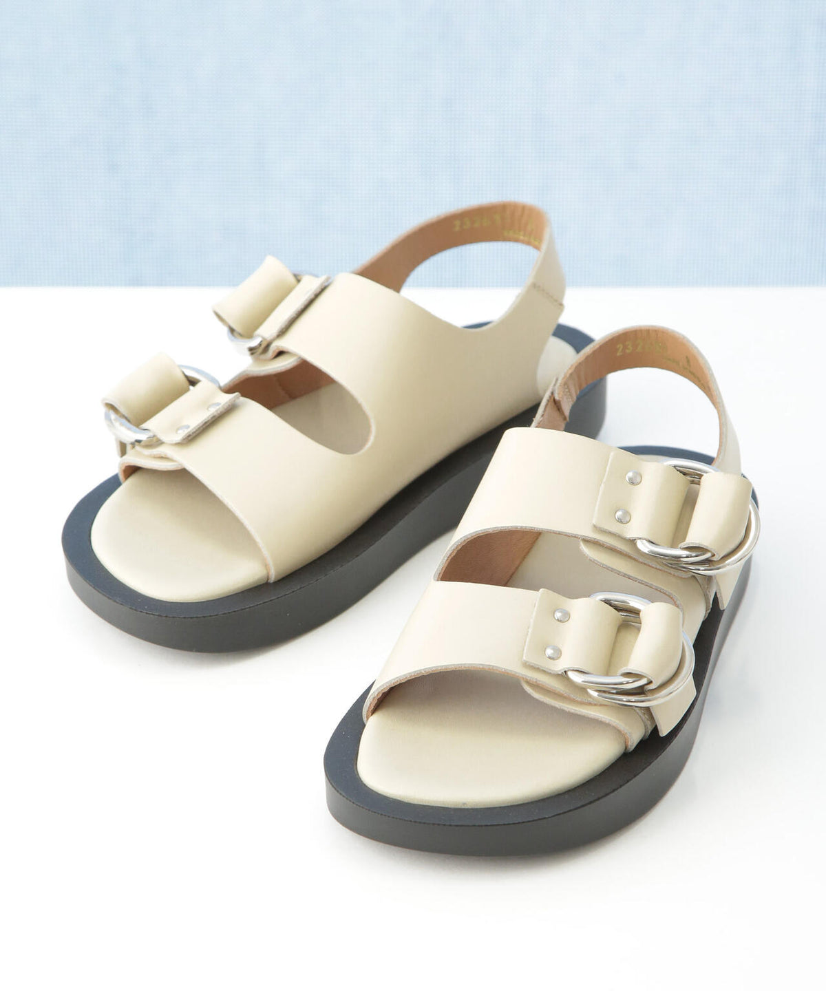 CAMINANDO / DOUBLE RING PLATFORM SANDALS