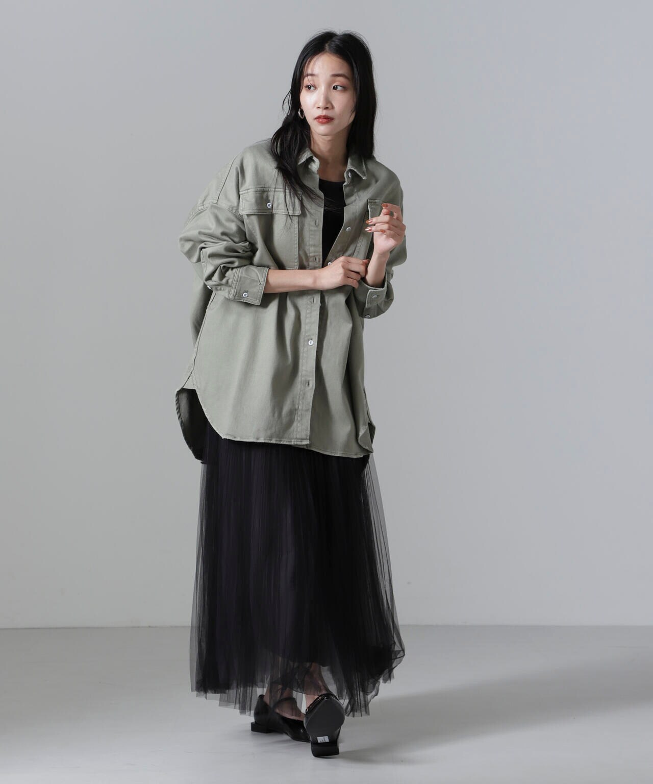 Healthy Denim/Almond シャツ 6714220010