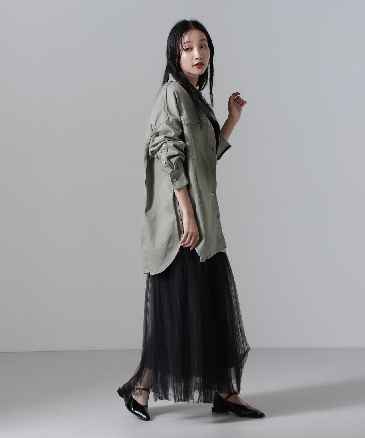 Healthy Denim/Almond シャツ 6714220010