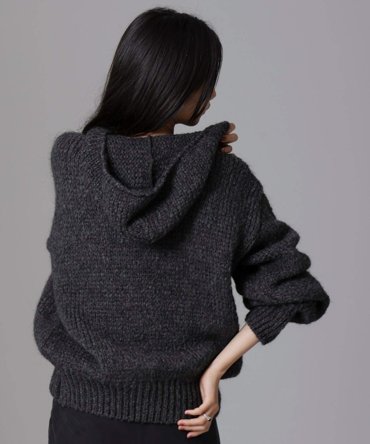 TRICOTS JEAN MARC/別注 ニットフーディー 6714222052