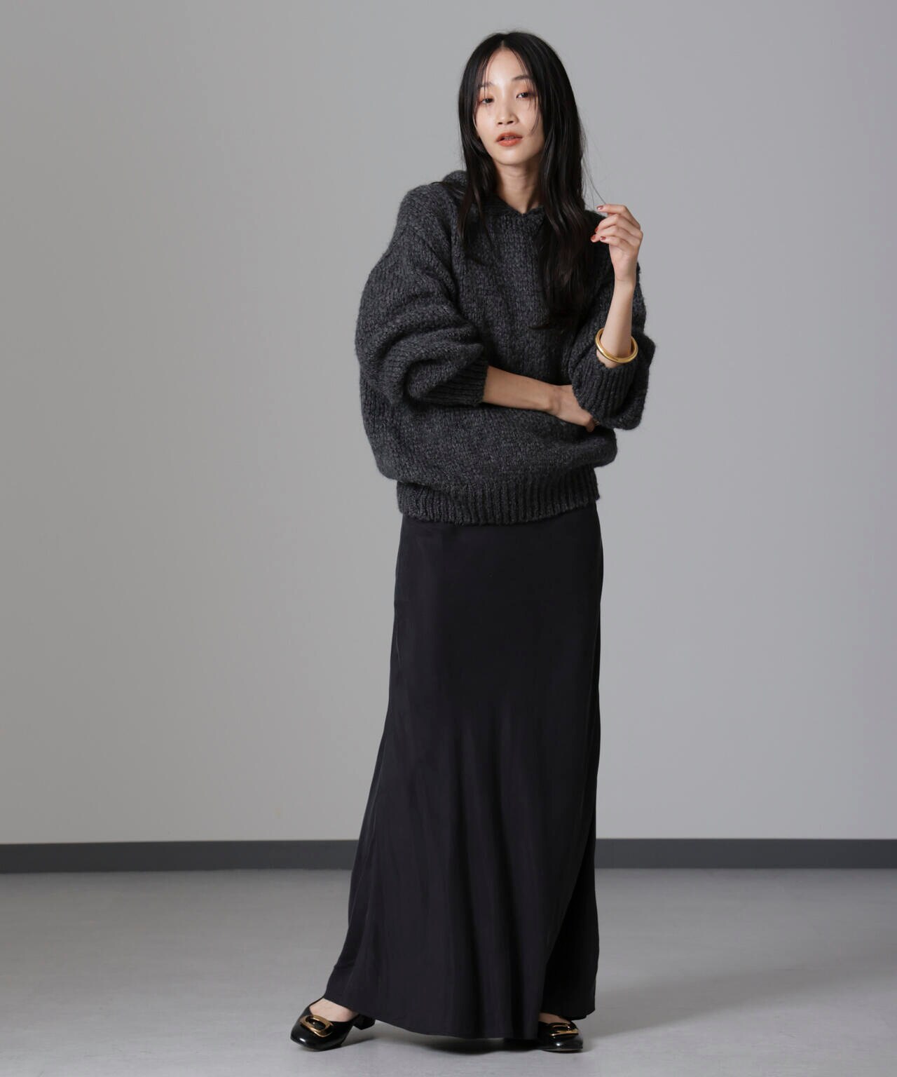 TRICOTS JEAN MARC／別注 ニットフーディー TRICOTS JEAN MARC / 別注 ニット フーディー