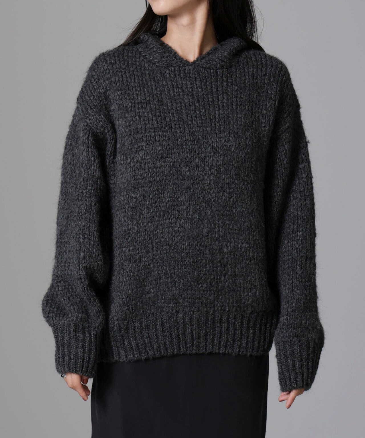 TRICOTS JEAN MARC/別注 ニットフーディー 6714222052