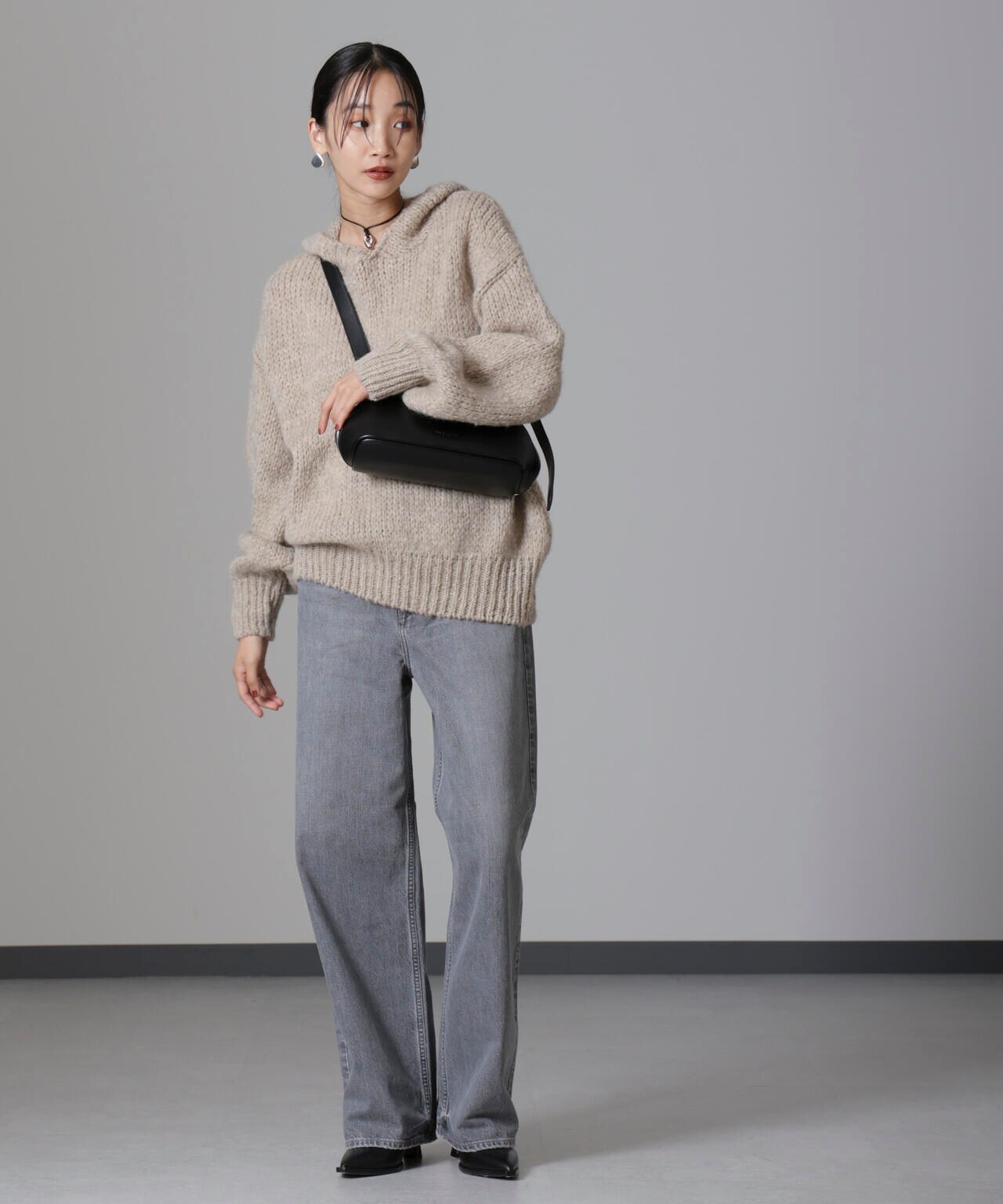 TRICOTS JEAN MARC/別注 ニットフーディー 6714222052