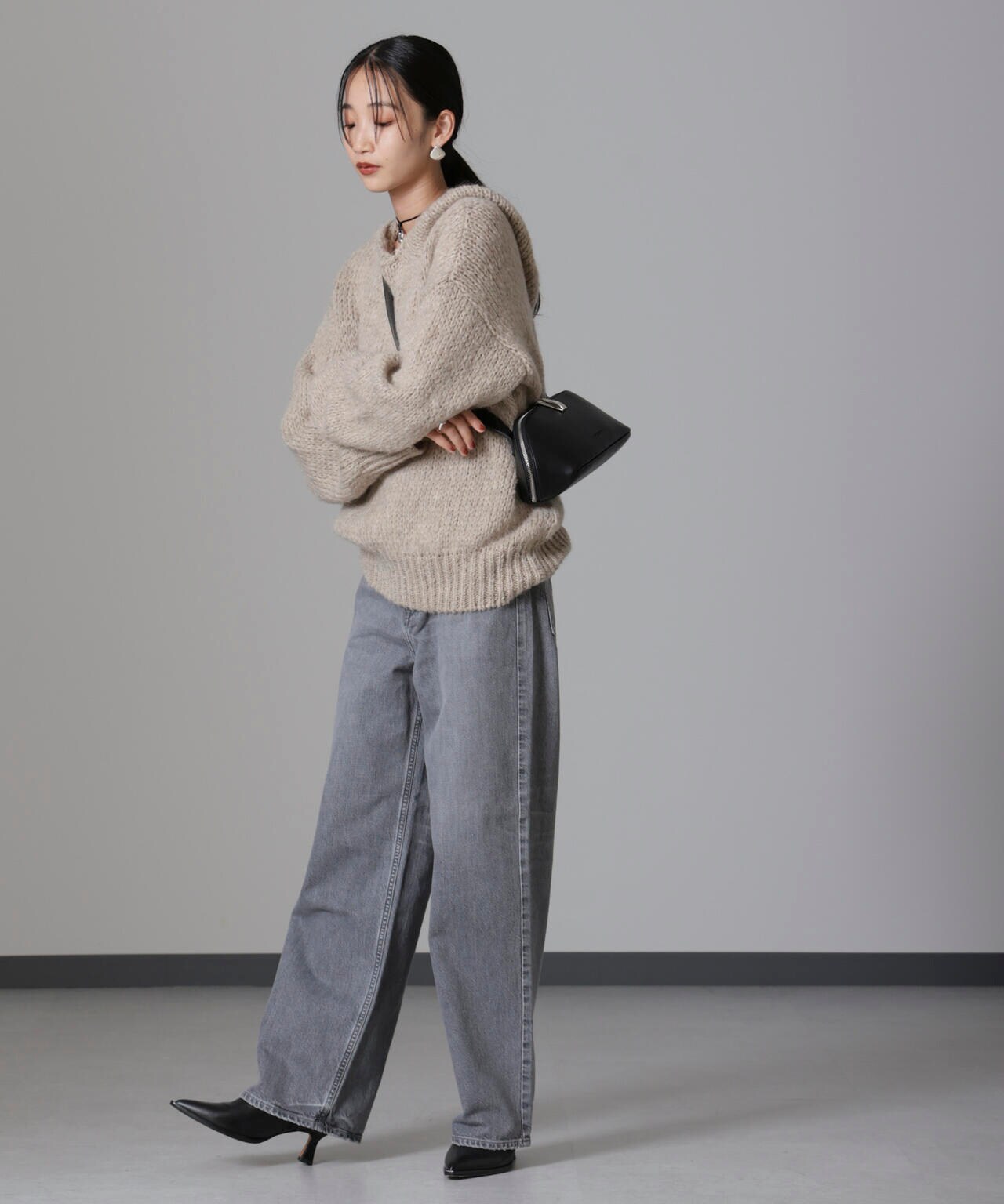 TRICOTS JEAN MARC / 別注 ニット フーディー