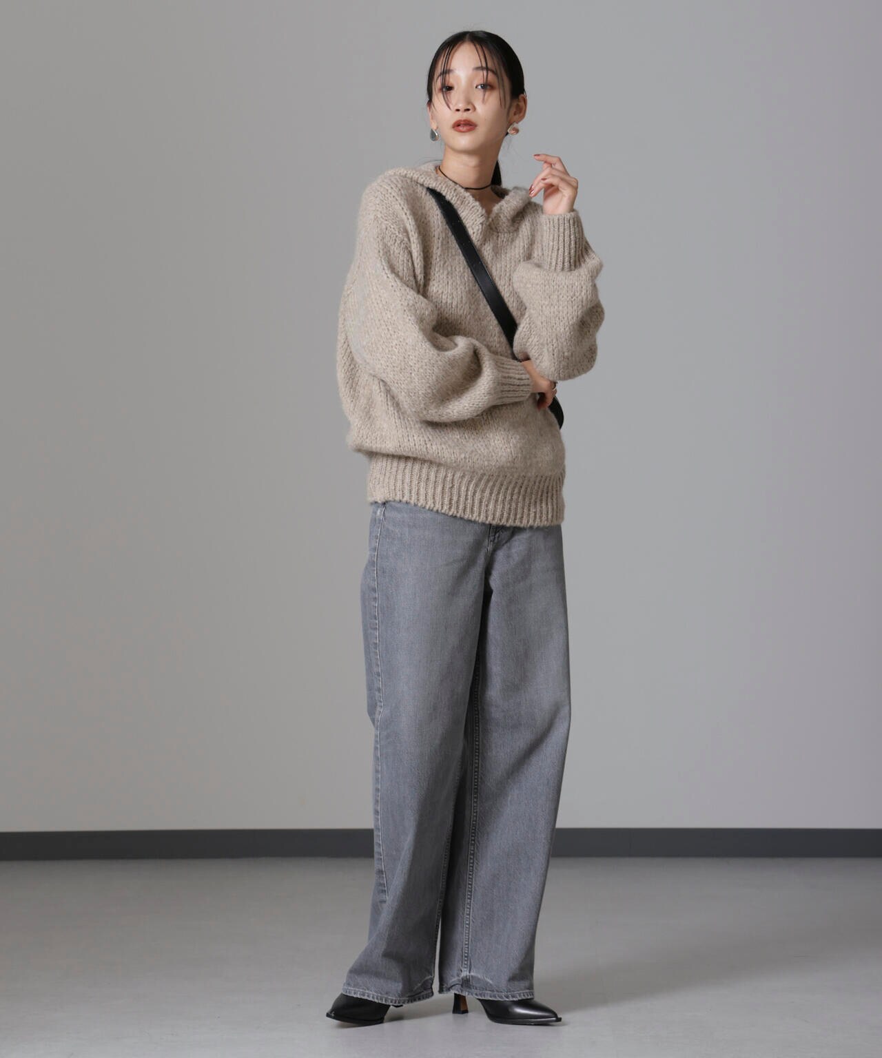 TRICOTS JEAN MARC/別注 ニットフーディー 6714222052