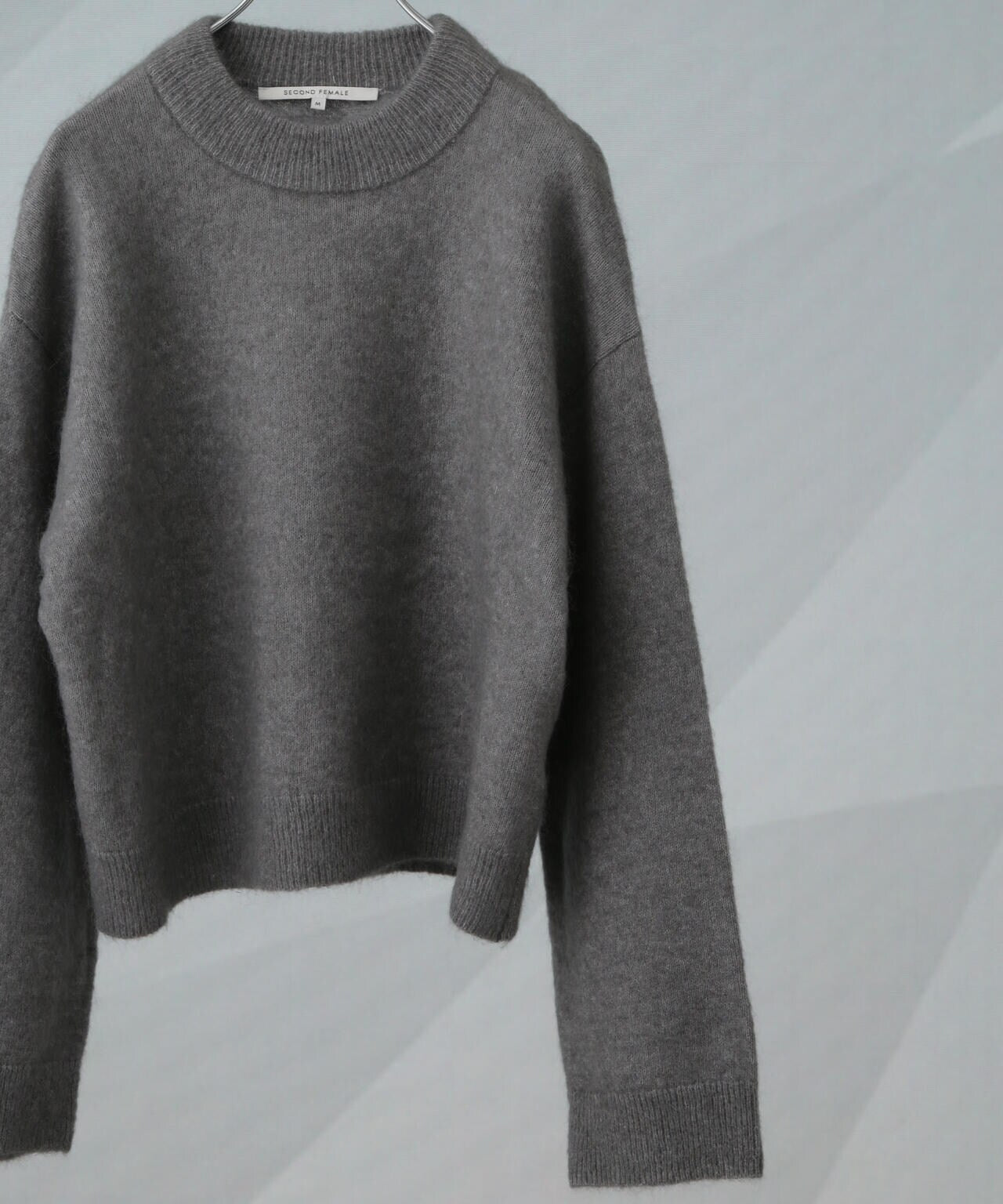 SECOND FEMALE/Brook Knit DropShoulder O-Neck 6714222058