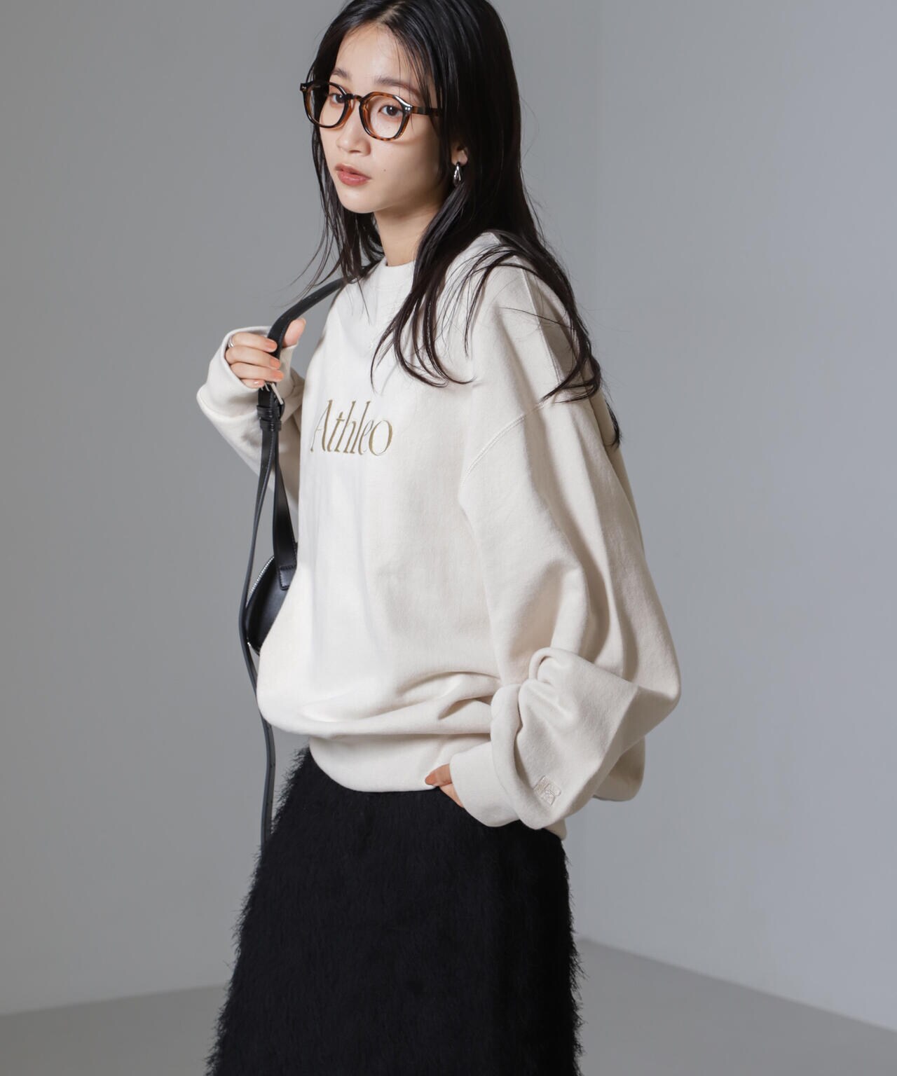 RUSSELL ATHLETIC/別注 Sweat Crew Neck Emb.Shirt 6714223043