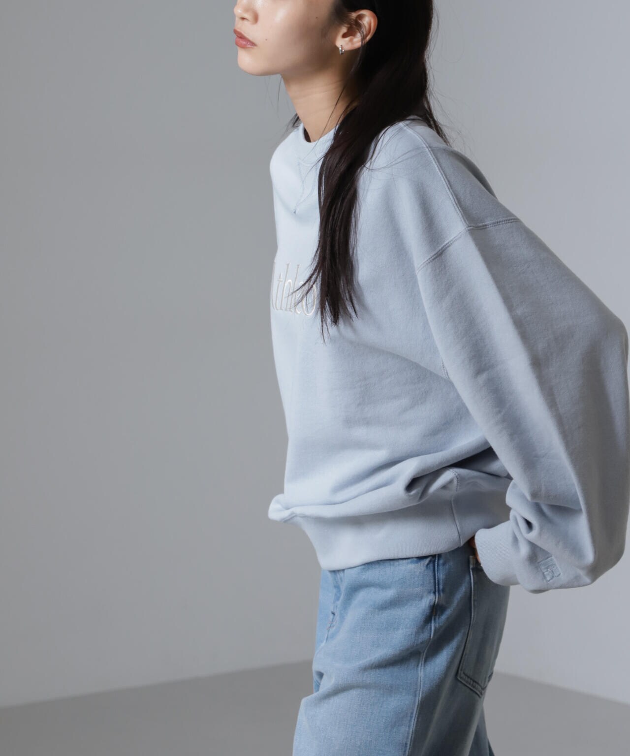 RUSSELL ATHLETIC/別注 Sweat Crew Neck Emb.Shirt 6714223043